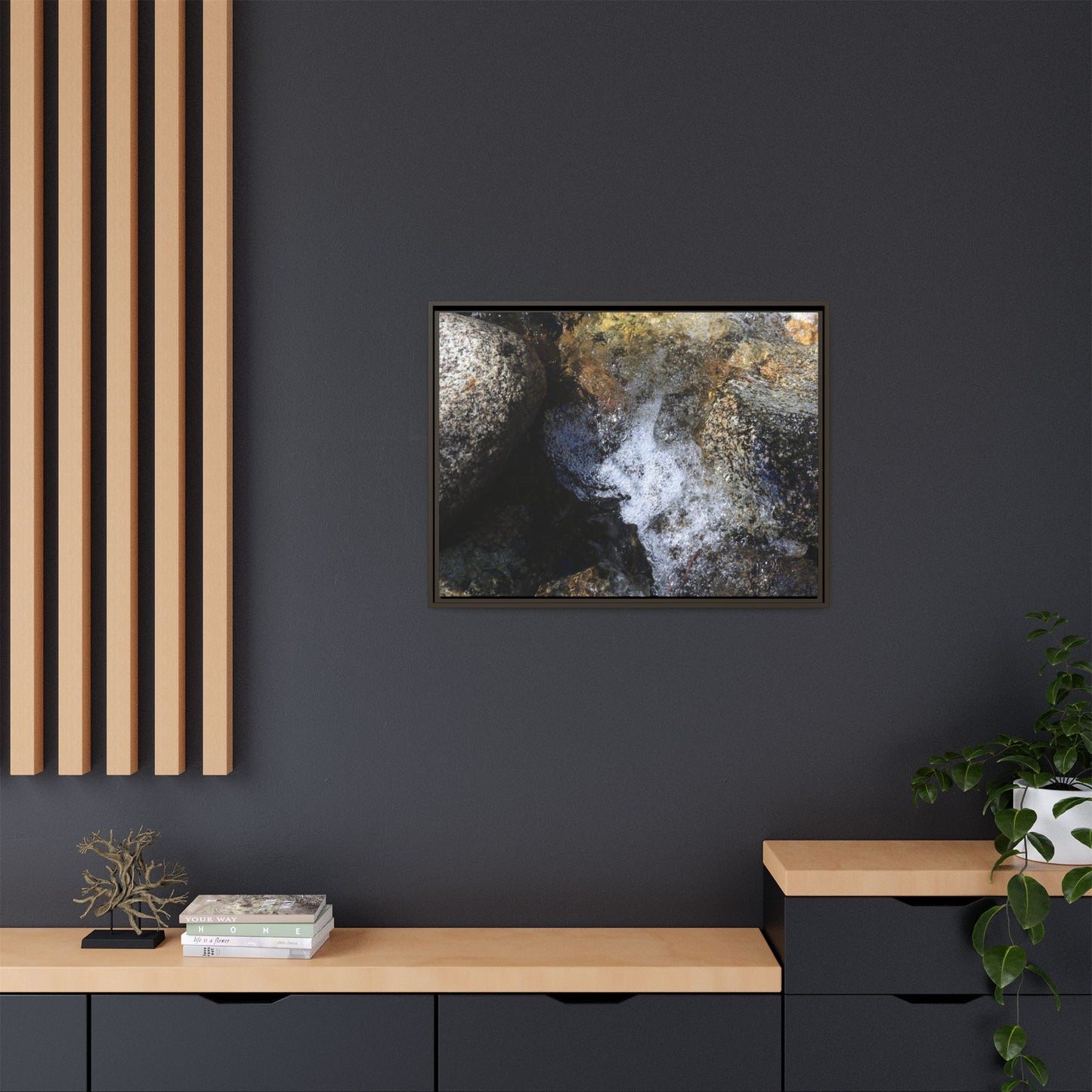 Nature's Turbulence - Unique Stretched Canvas Wall Art