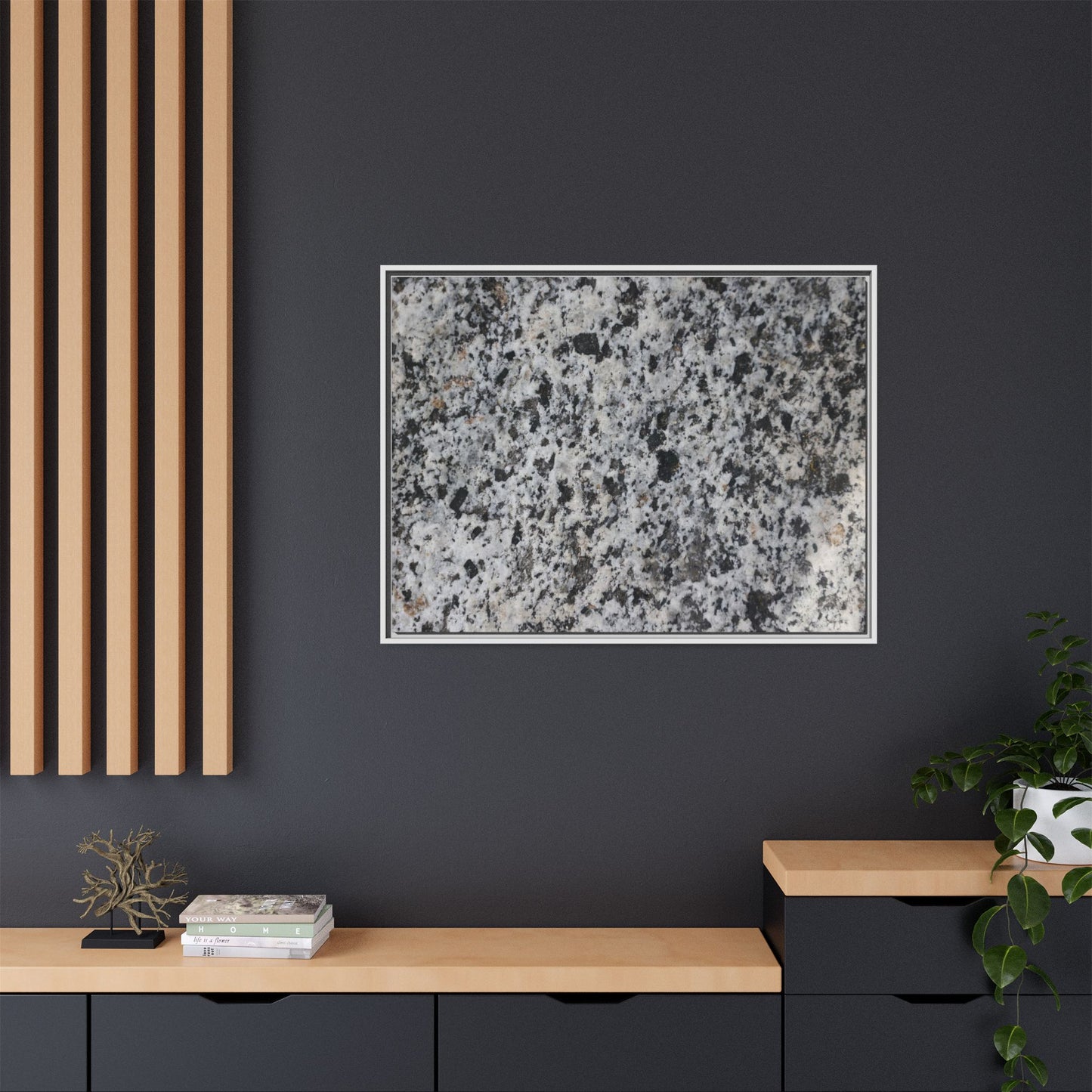 Granite Song - Unique Stretched Canvas Wall Art