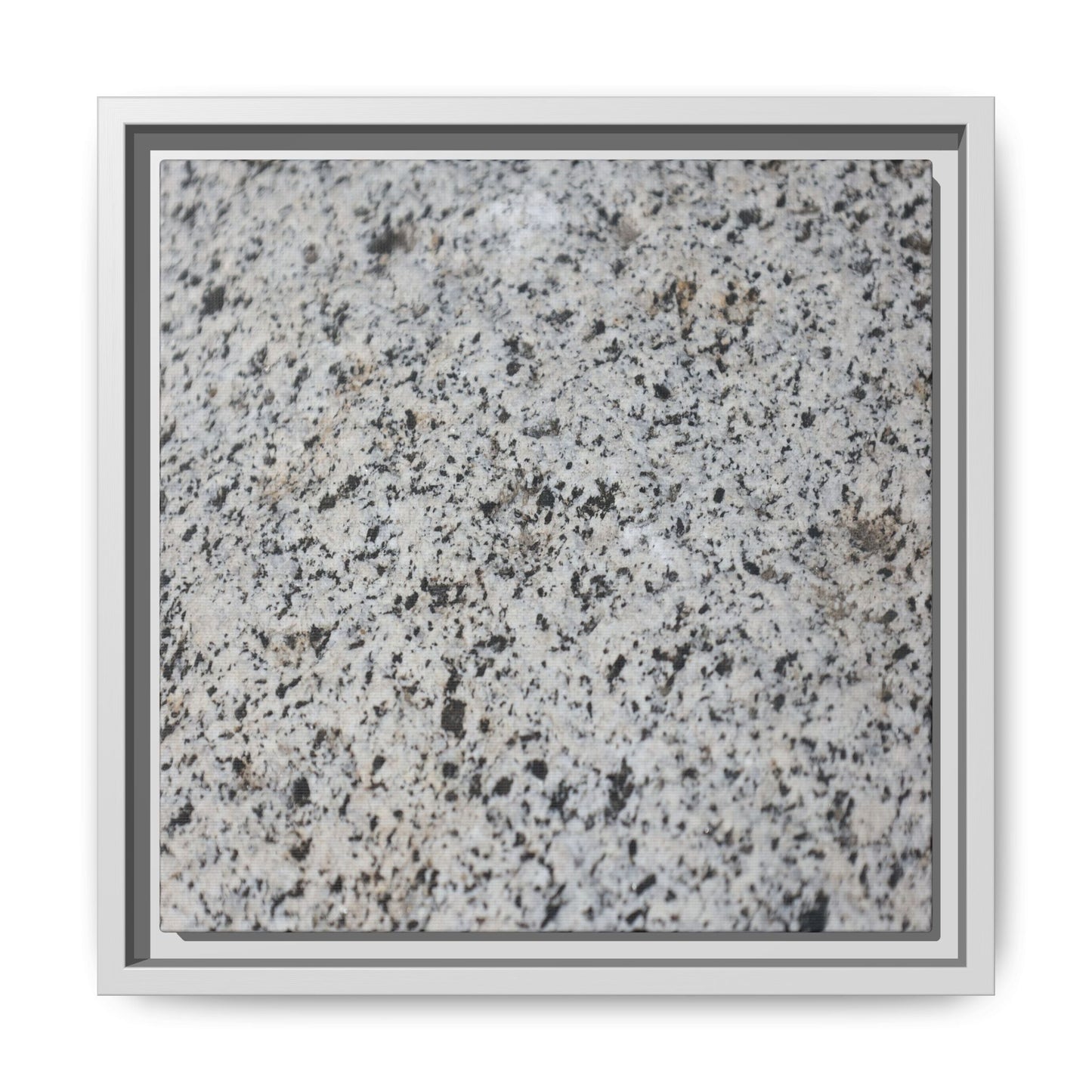 Monochrome Mosaic - Unique Stretched Canvas Wall Art