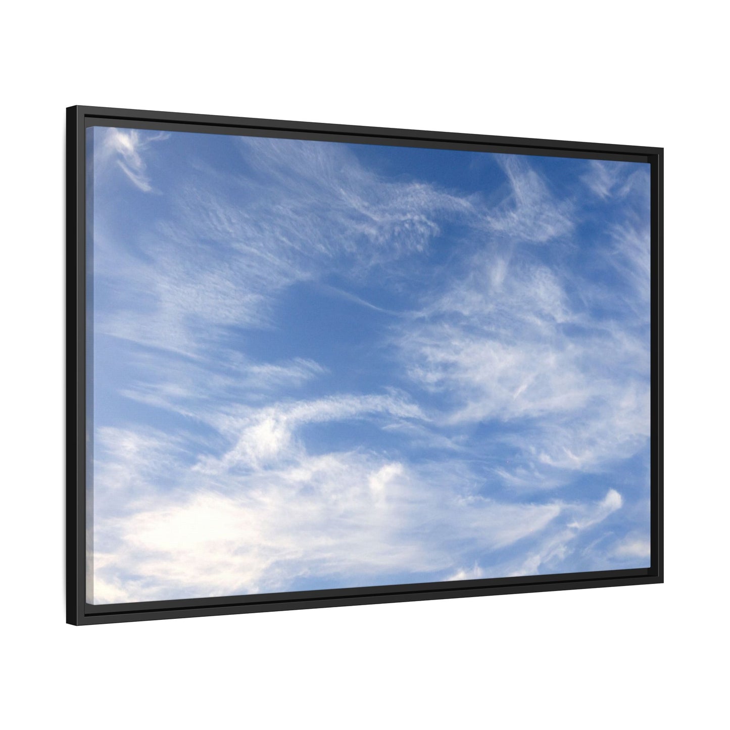 Ethereal Blue Tapestry - Unique Stretched Canvas Wall Art