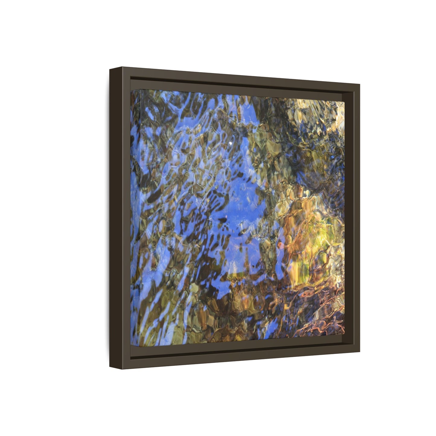 Watery Kaleidoscope - Unique Stretched Canvas Wall Art