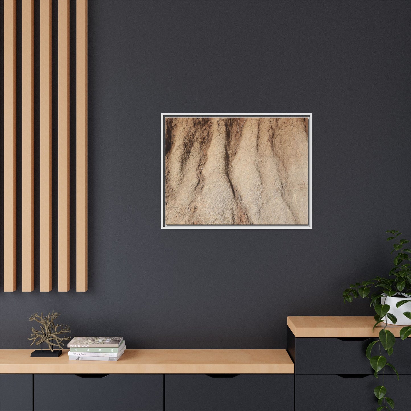 Eroded Canyon Walls - Unique Stretched Canvas Wall Art