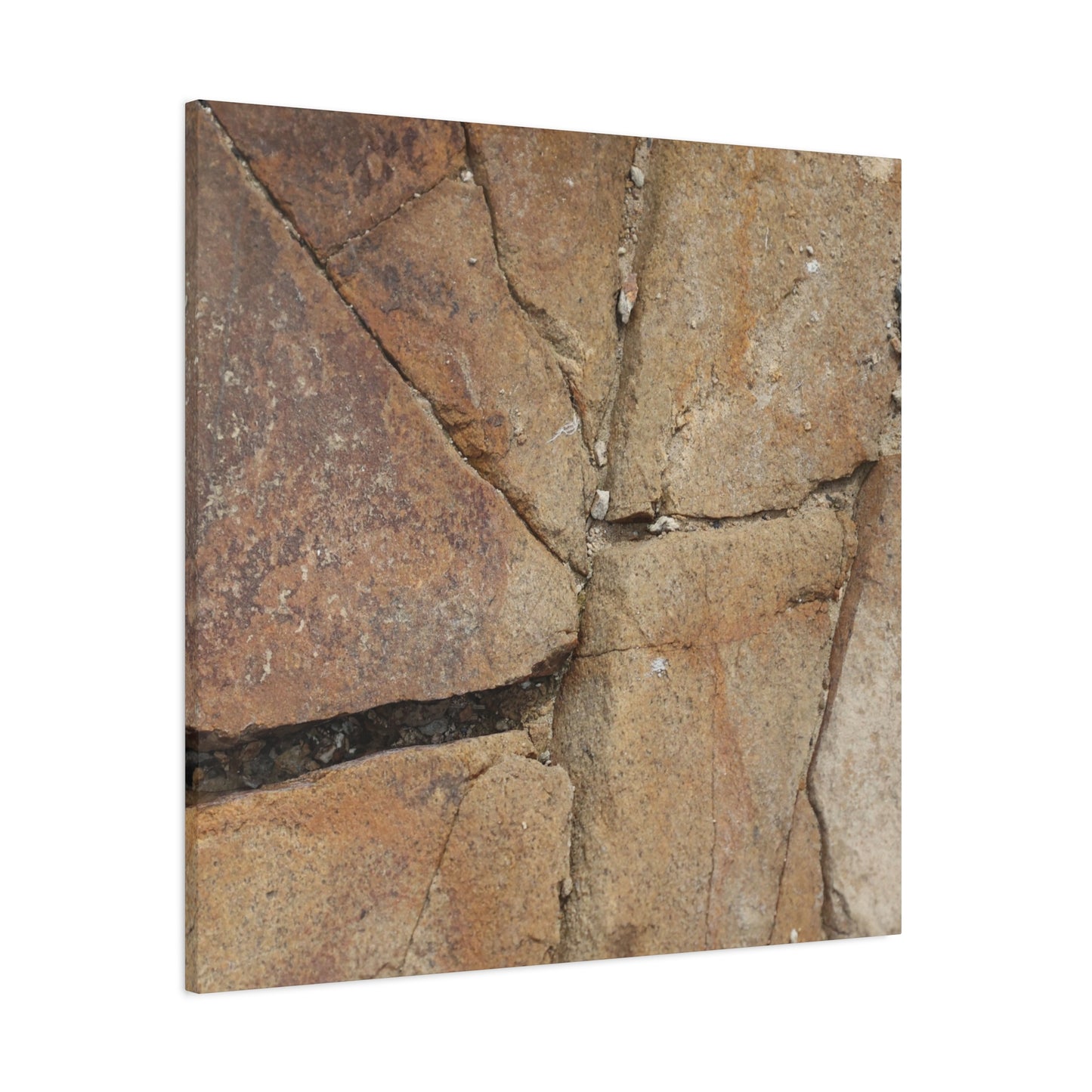 Cracked Earth's Canvas - Unique Frameless Canvas Wall Art