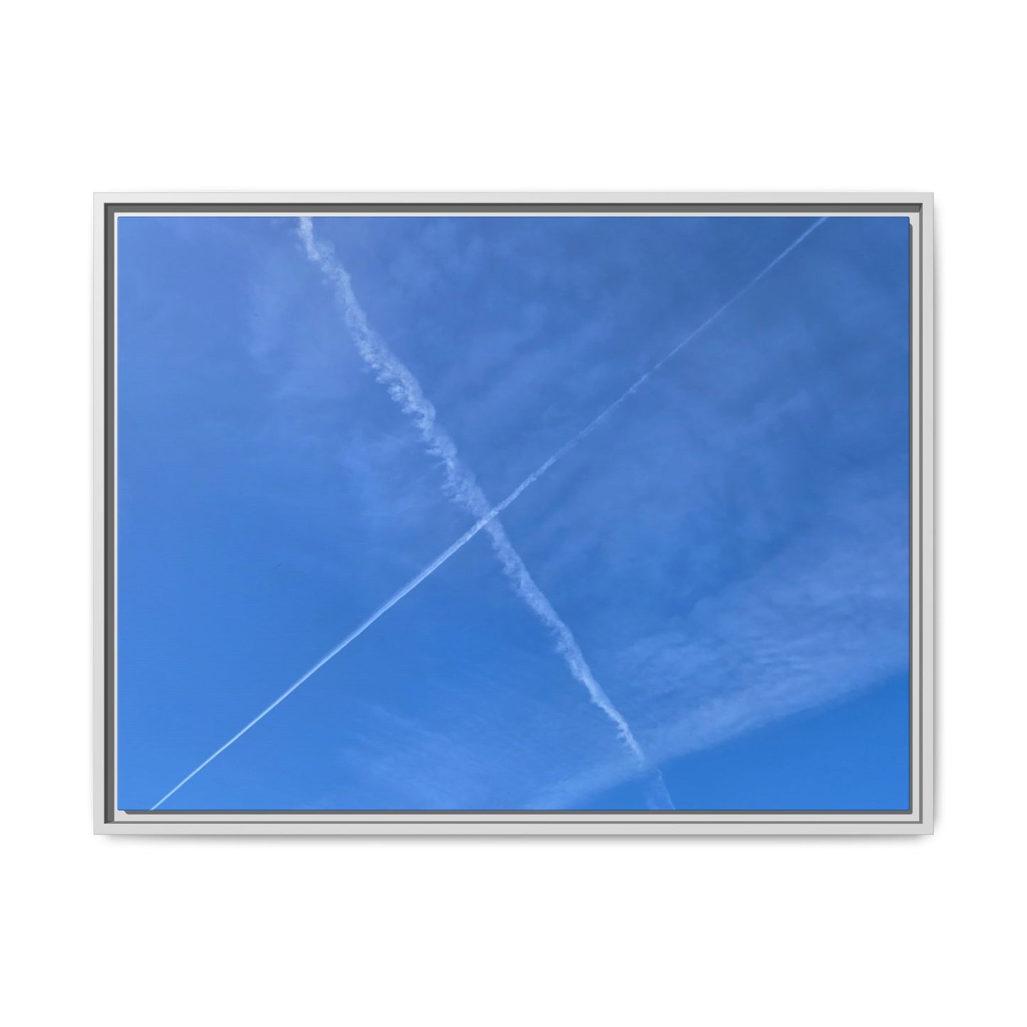 Sky Crossroads - Unique Stretched Canvas Wall Art