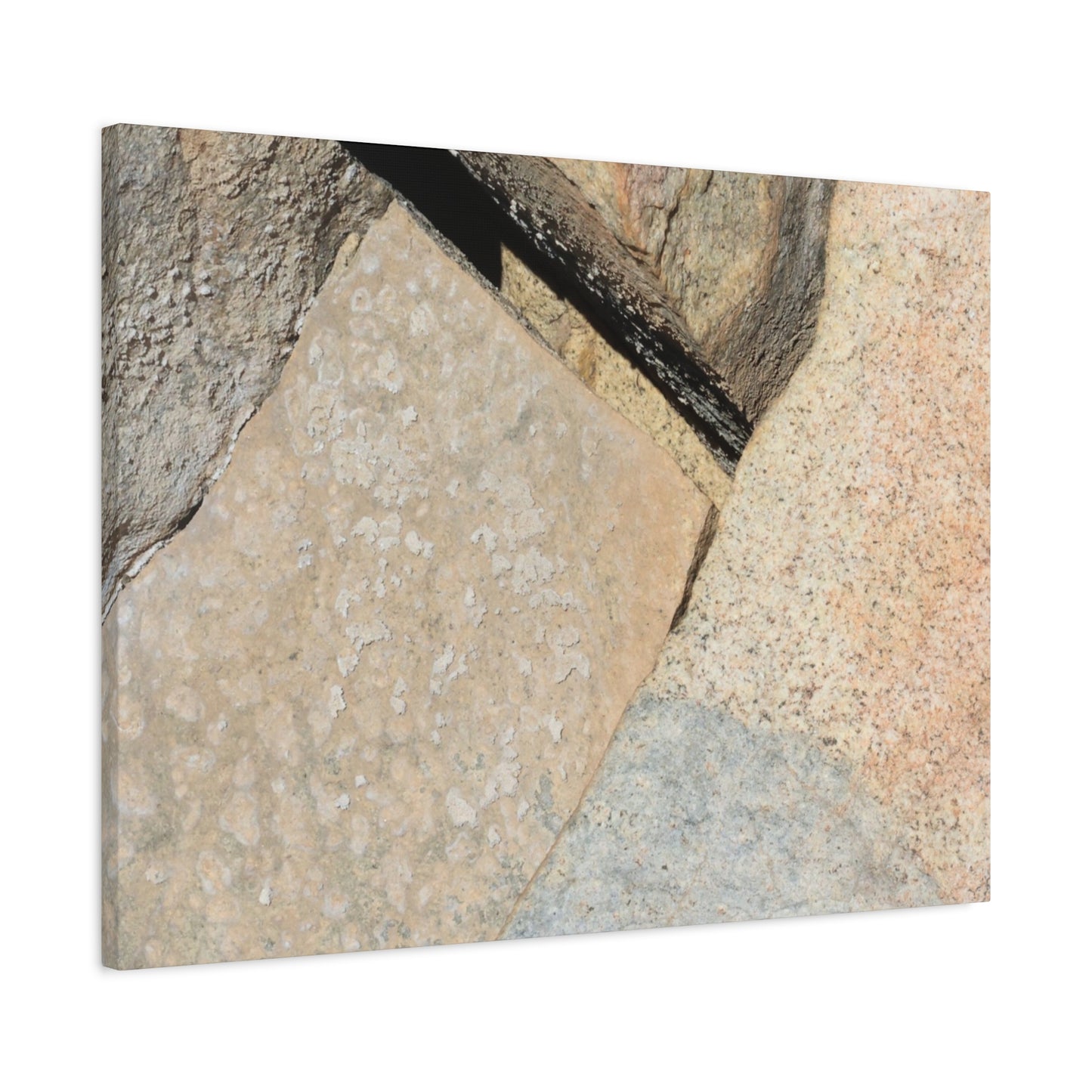 Stone Fragments - Unique Frameless Canvas Wall Art