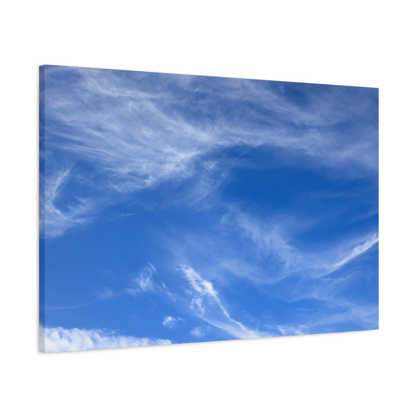 Sky's Ethereal Dance - Unique Frameless Canvas Wall Art