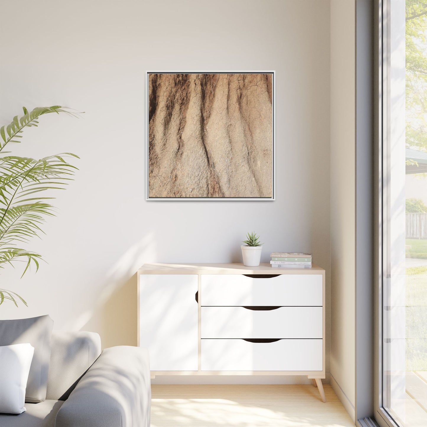 Eroded Canyon Walls - Unique Stretched Canvas Wall Art