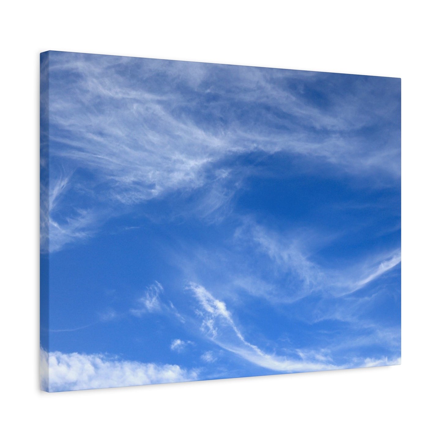 Sky's Ethereal Dance - Unique Frameless Canvas Wall Art