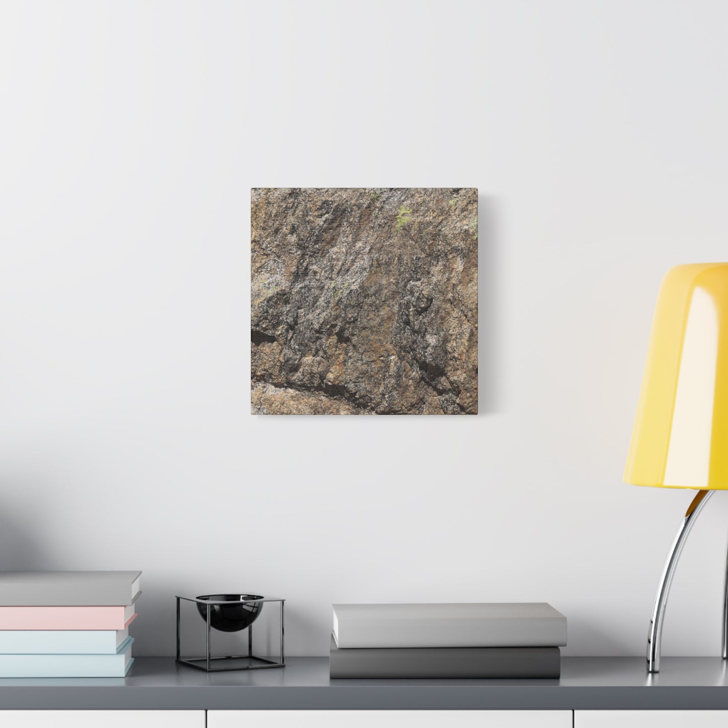 Weathered Stone Secrets - Unique Frameless Canvas Wall Art