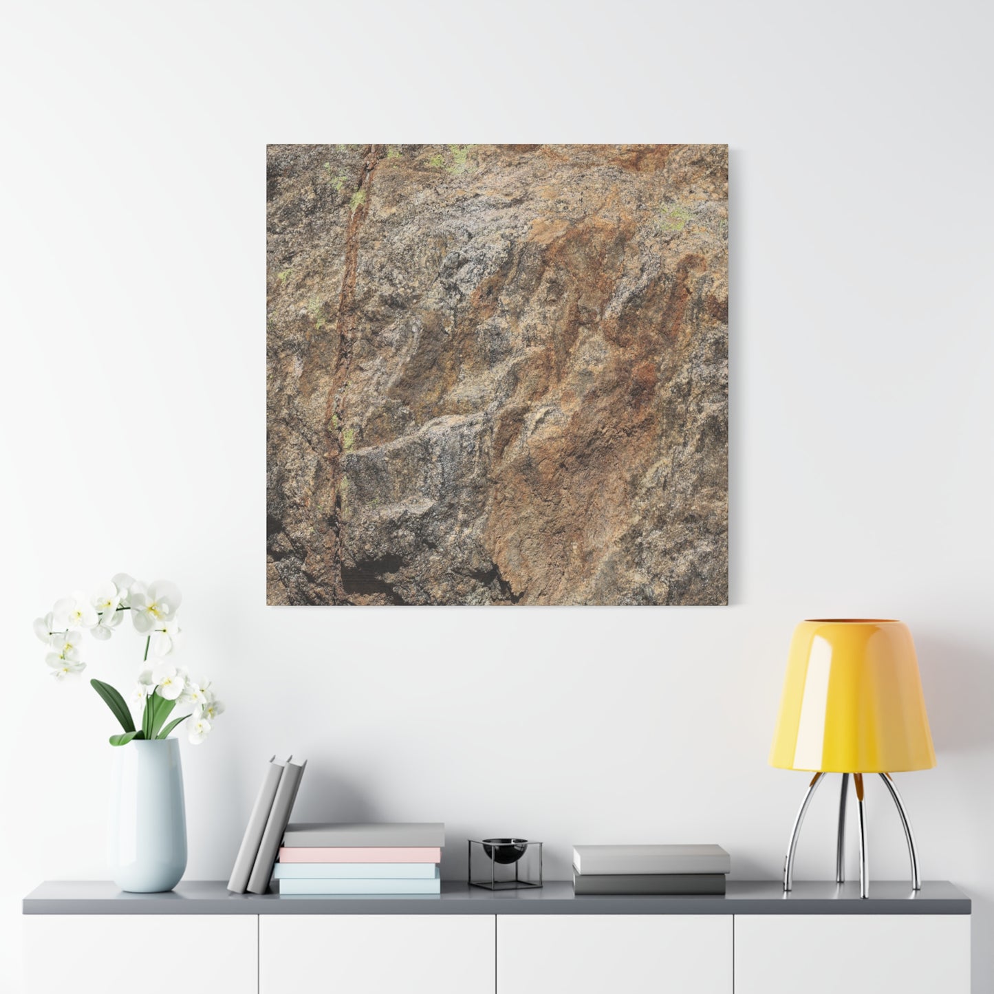 Erosion's Palette - Unique Frameless Canvas Wall Art