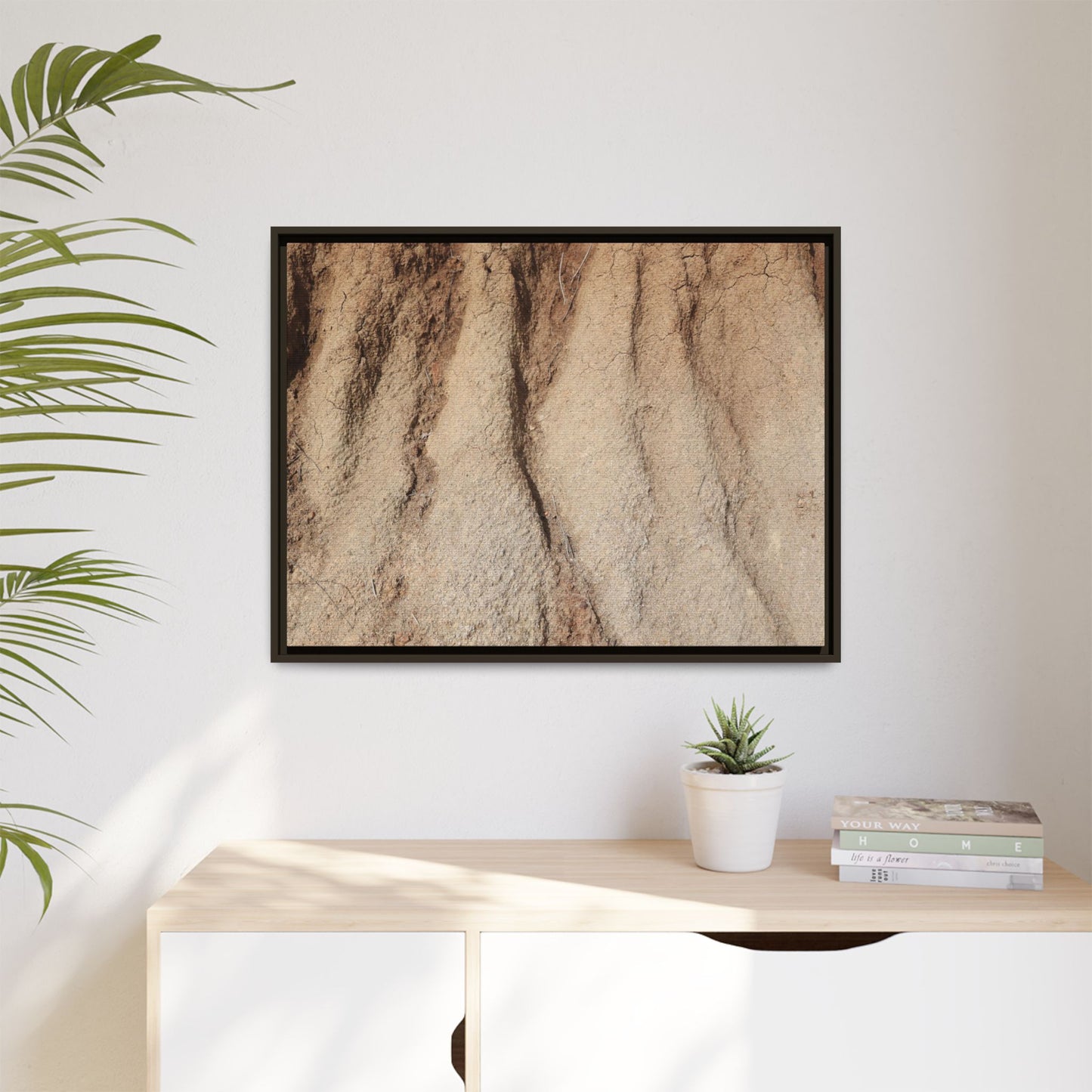 Eroded Canyon Walls - Unique Stretched Canvas Wall Art