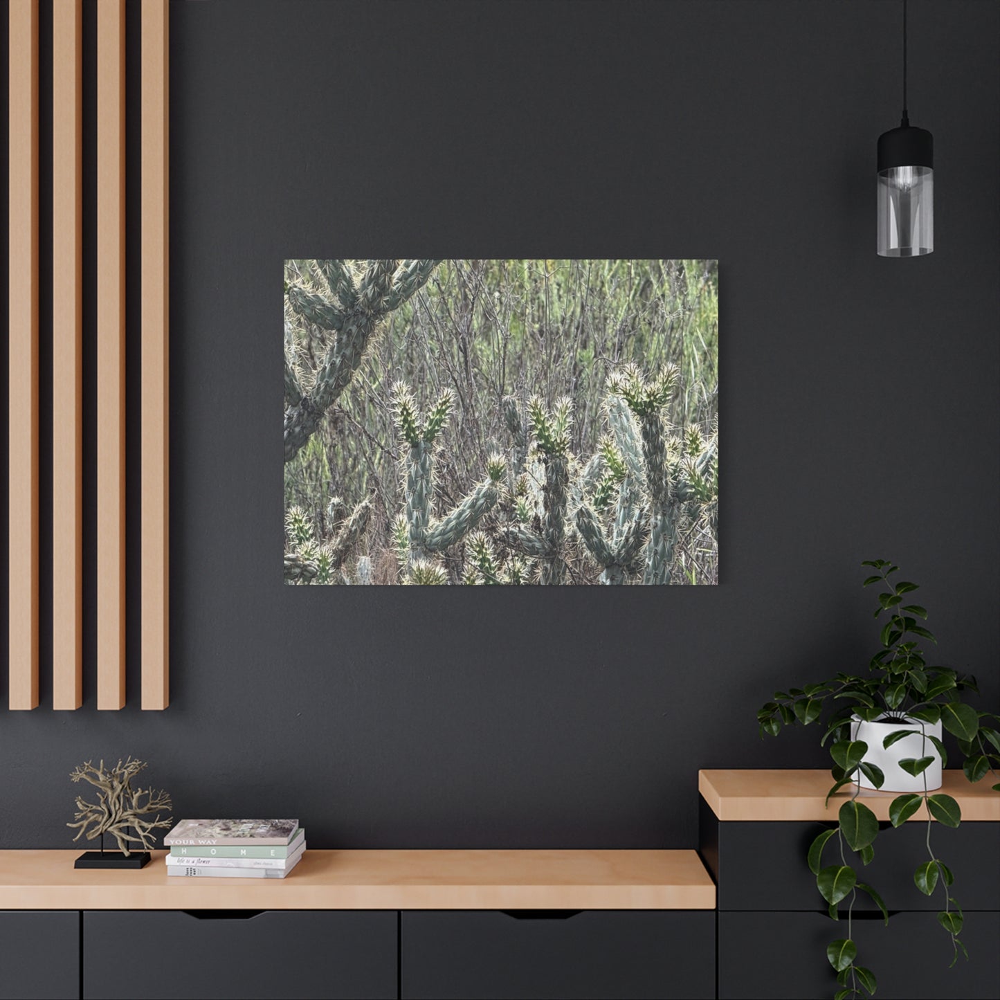 Spiny Sentinels - Unique Frameless Canvas Wall Art