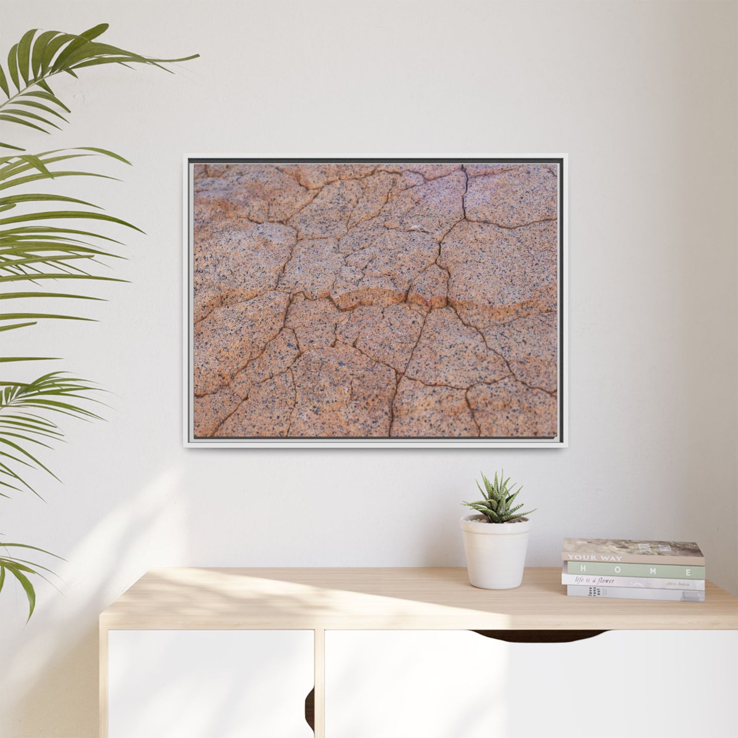Fragmented Earth - Unique Stretched Canvas Wall Art