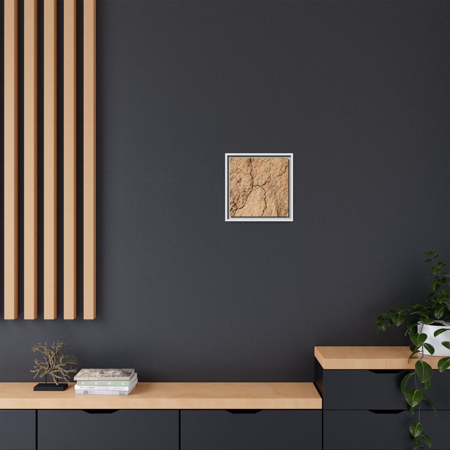 Parched Land - Unique Stretched Canvas Wall Art