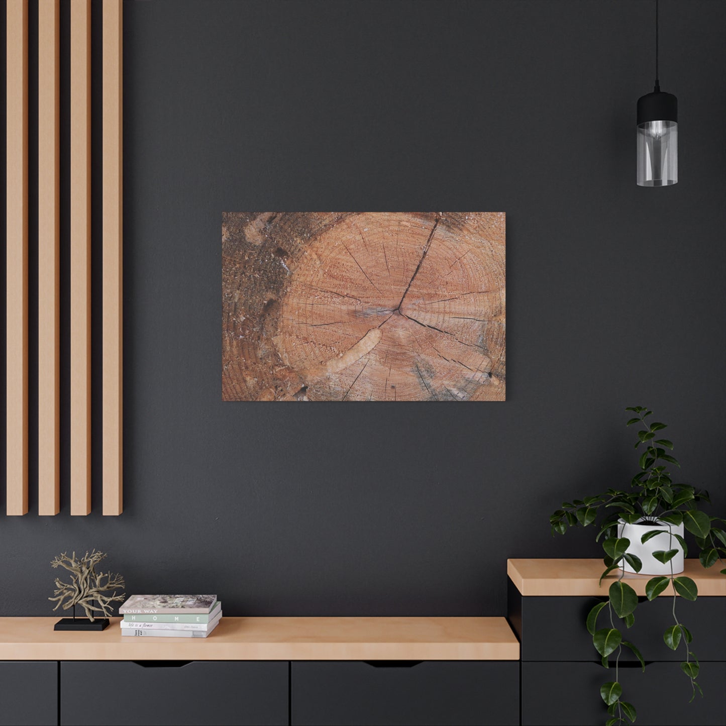 Timber Tale - Unique Frameless Canvas Wall Art