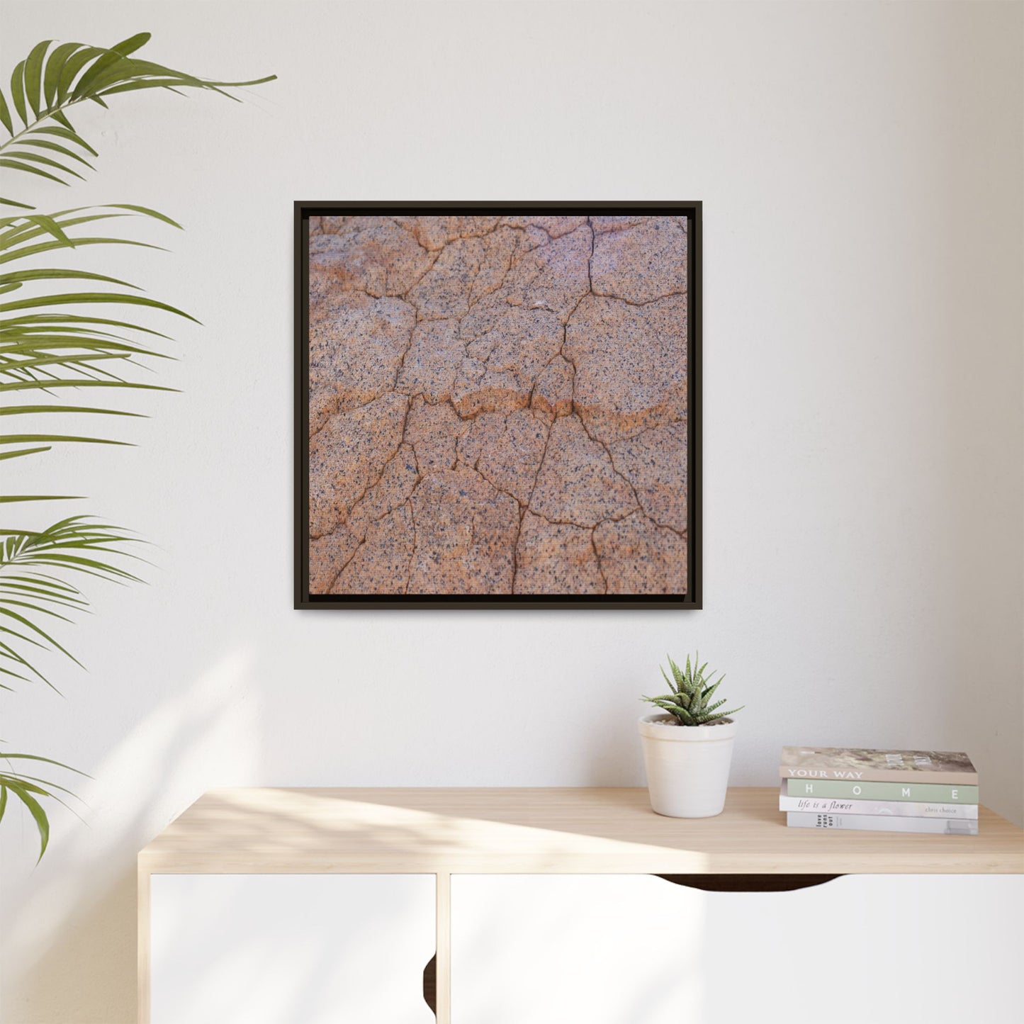 Fragmented Earth - Unique Stretched Canvas Wall Art