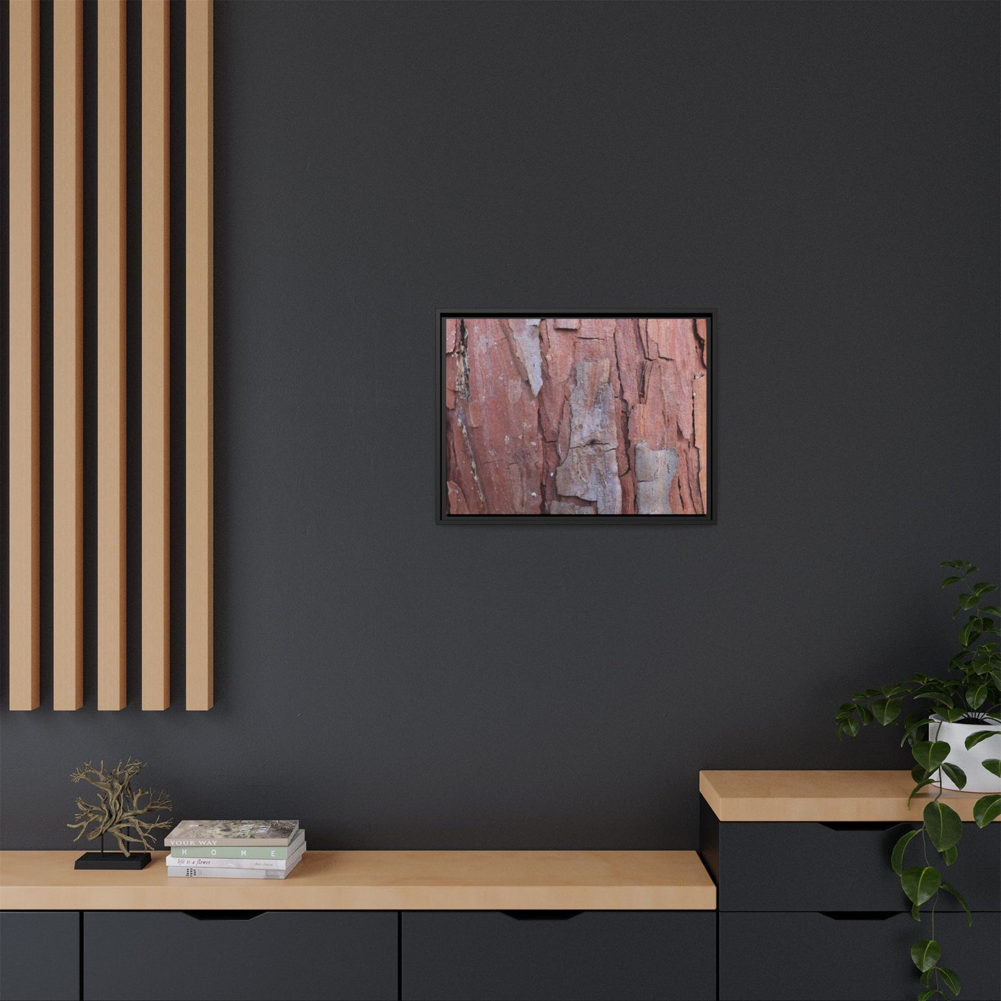 Peeling Bark - Unique Stretched Canvas Wall Art