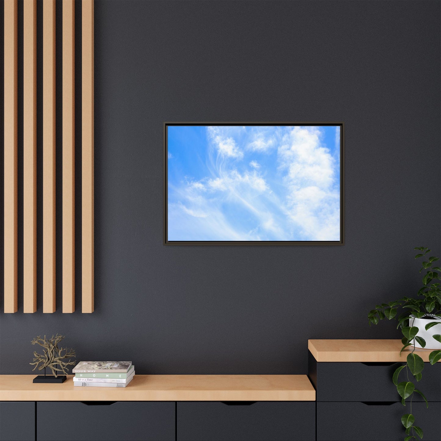 Azure Dreaming - Unique Stretched Canvas Wall Art