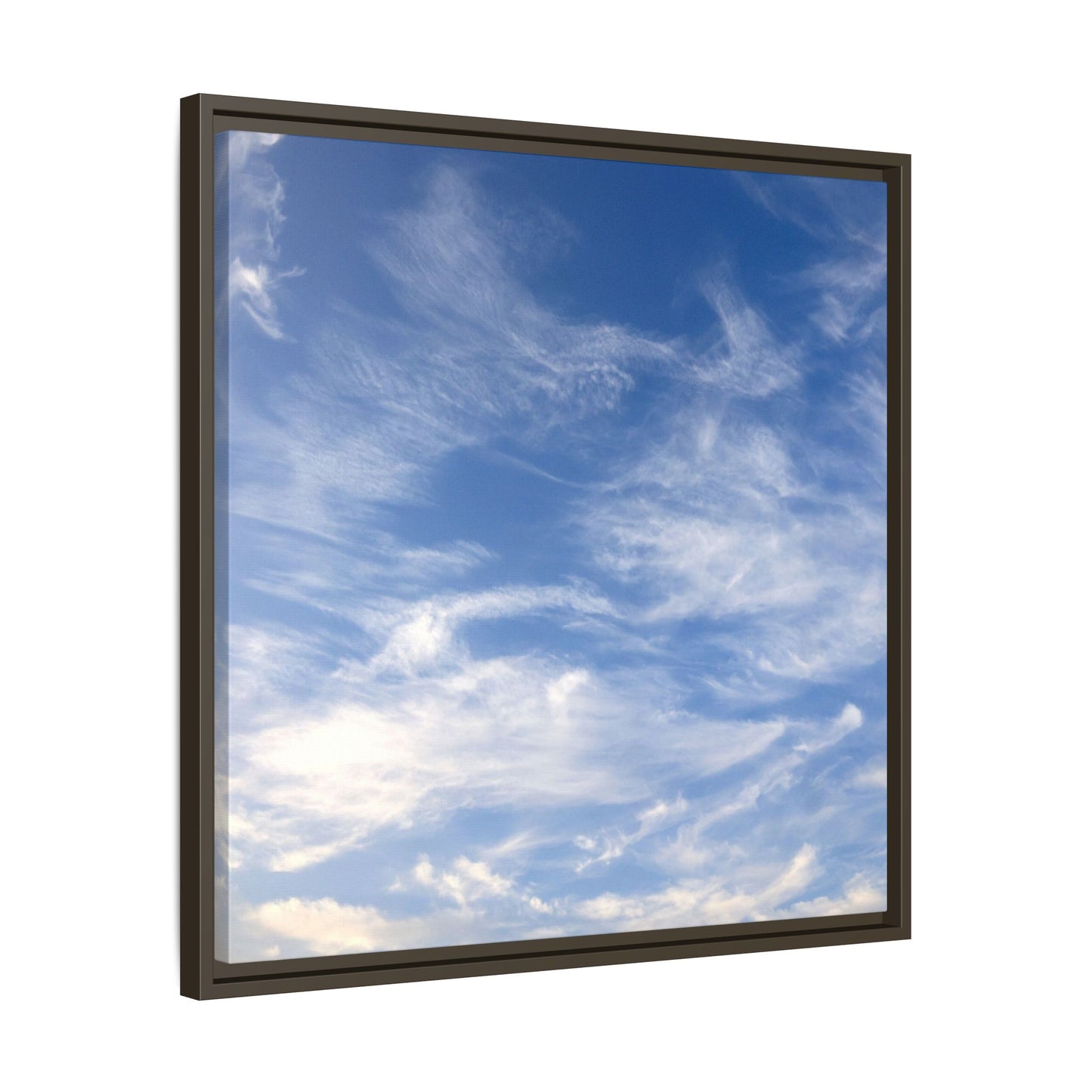Ethereal Blue Tapestry - Unique Stretched Canvas Wall Art