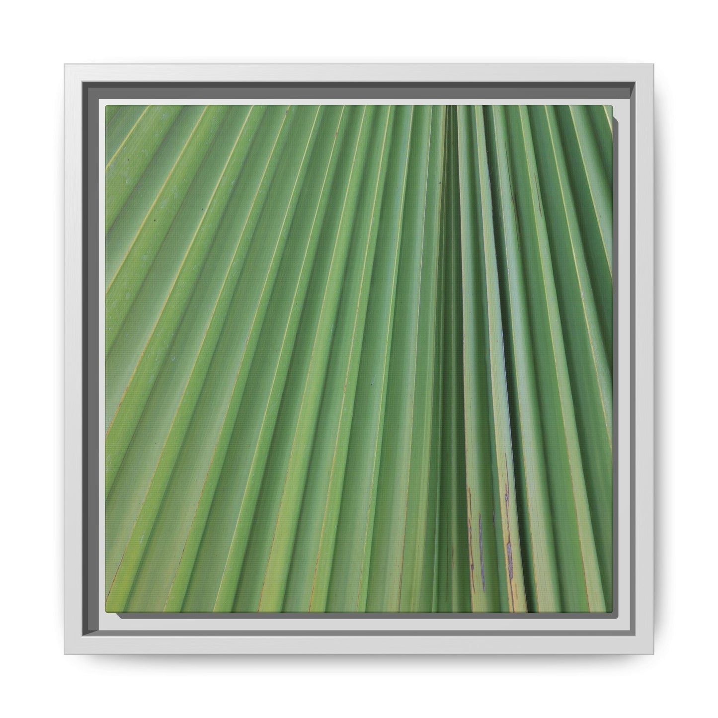 Emerald Rays - Unique Stretched Canvas Wall Art