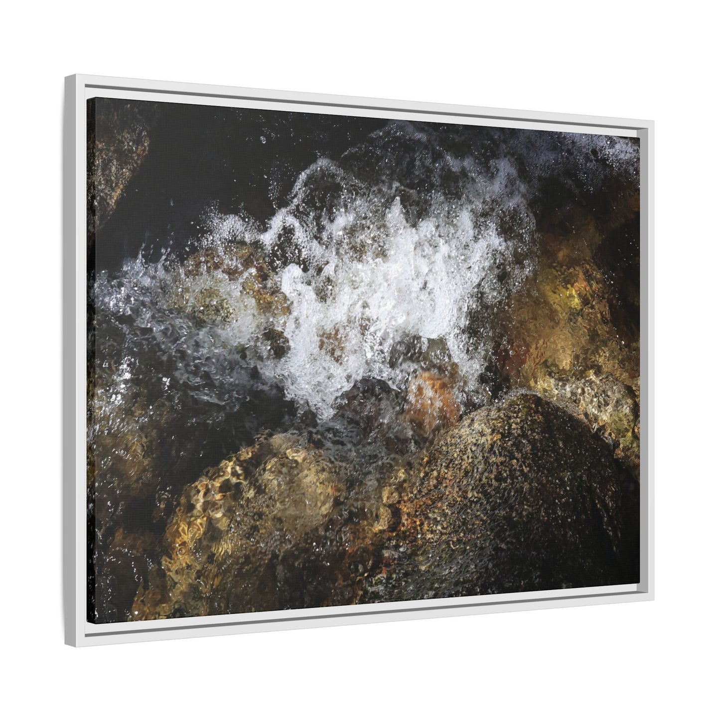 Cascading Momentum - Unique Stretched Canvas Wall Art