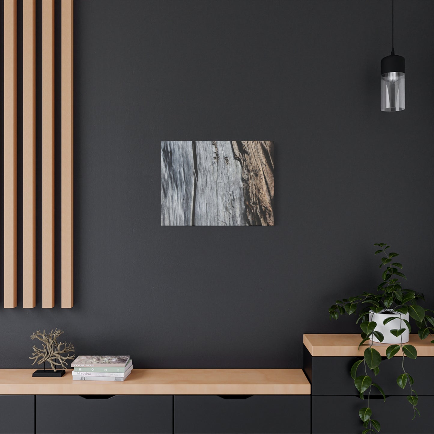 Fracture Lines - Unique Frameless Canvas Wall Art
