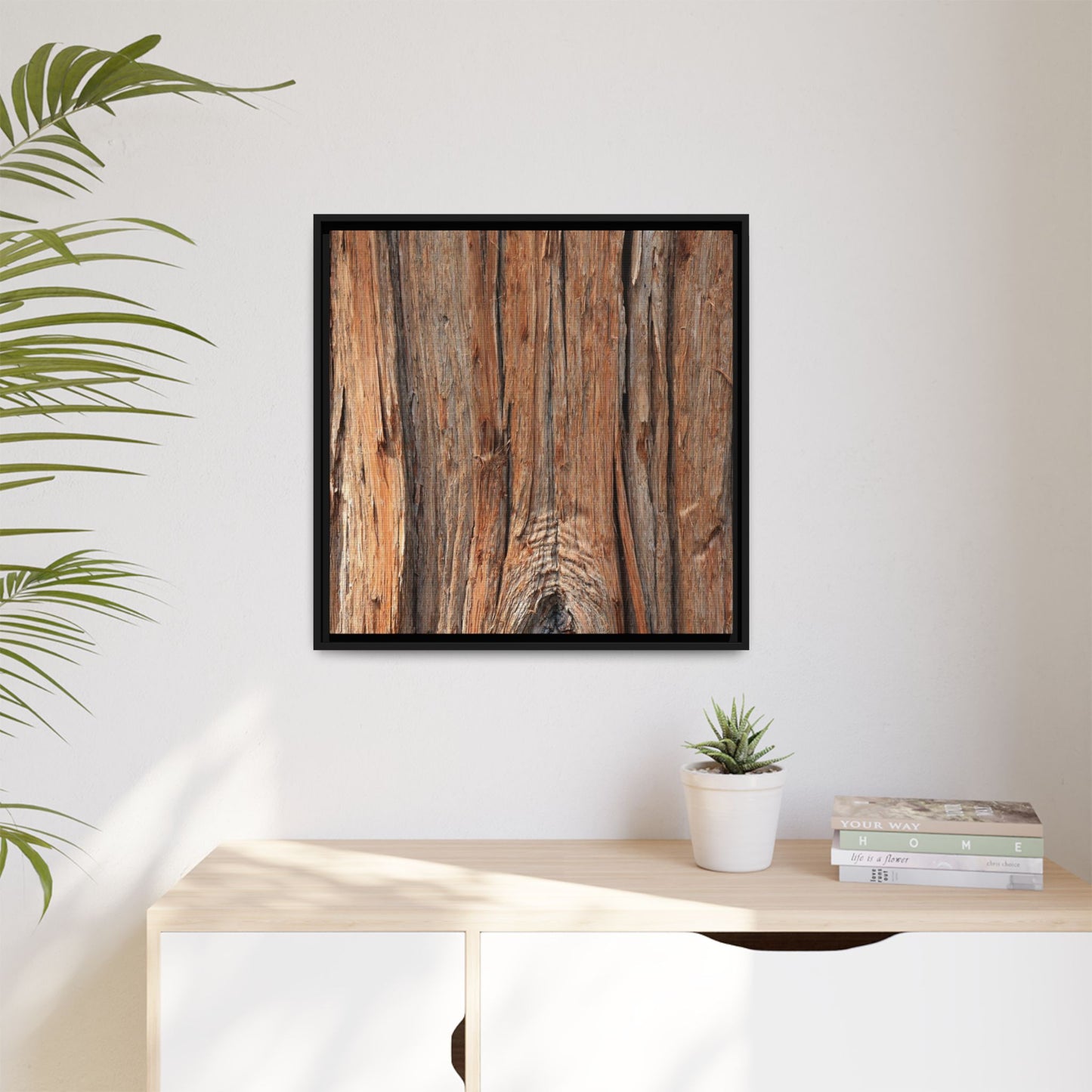 Echoes of Timber - Unique Stretched Canvas Wall Art