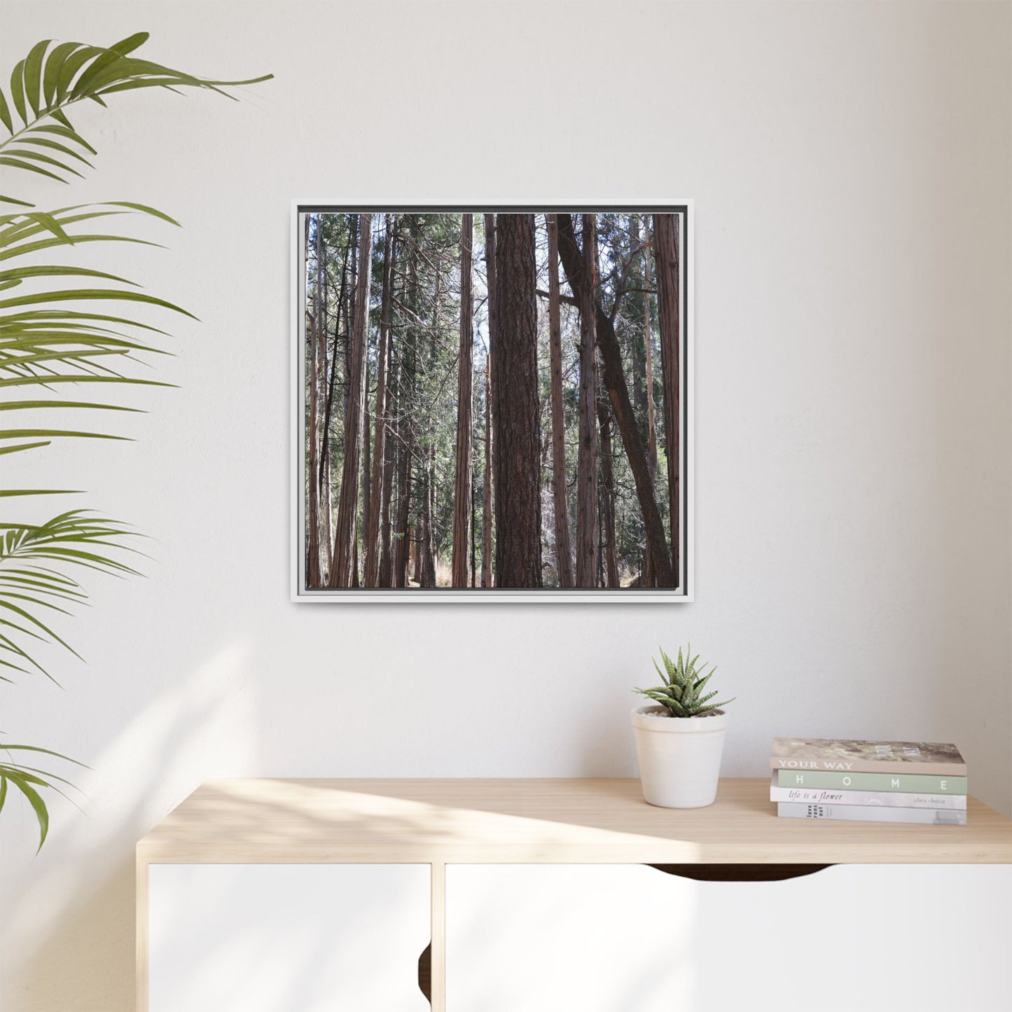 Forest Cathedral - Unique Stretched Canvas Wall Art