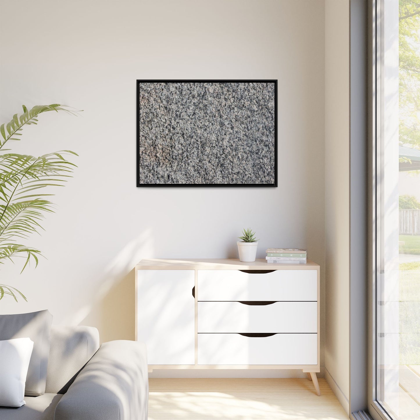 Crystalline Fusion - Unique Stretched Canvas Wall Art