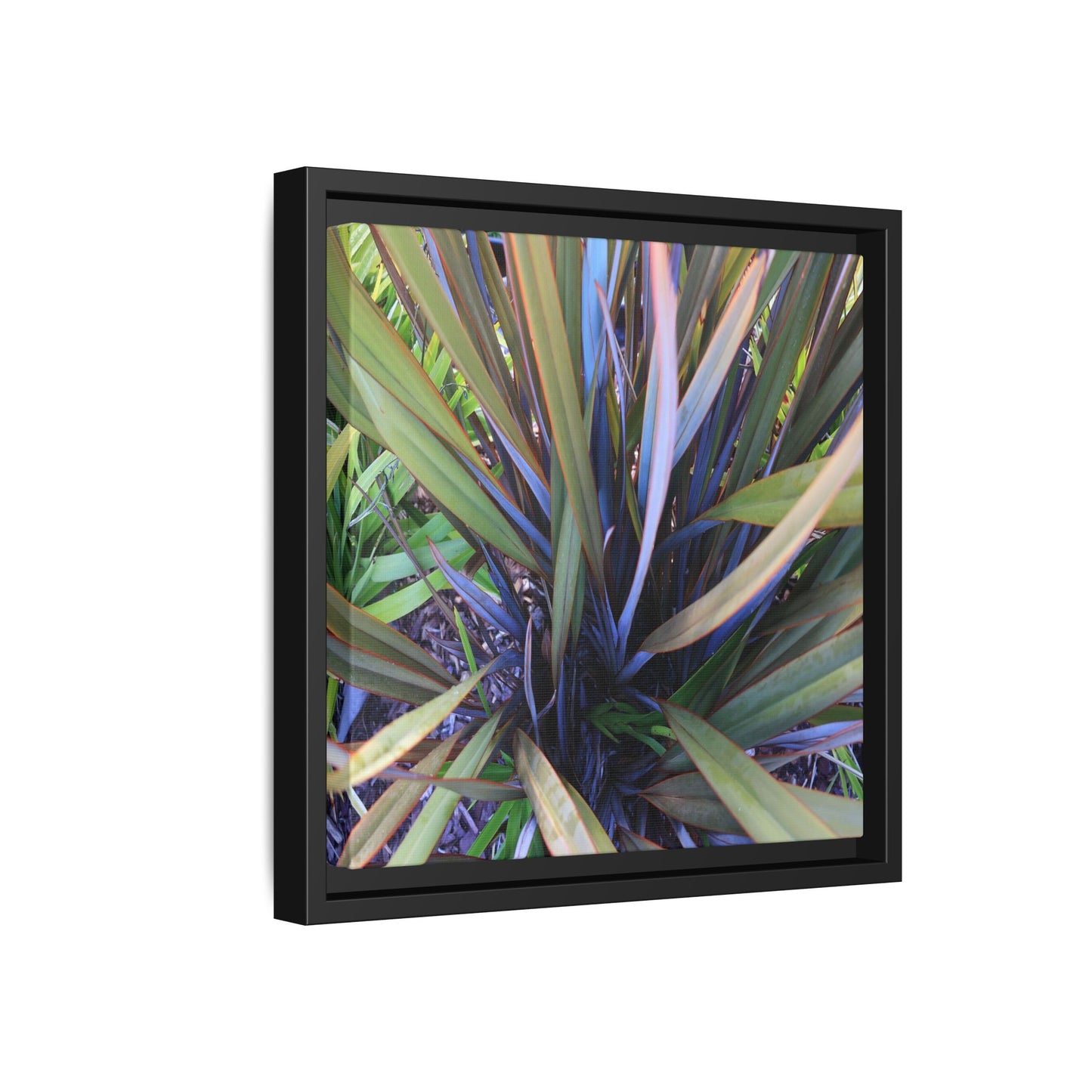 Radiant Leaves - Unique Stretched Canvas Wall Art