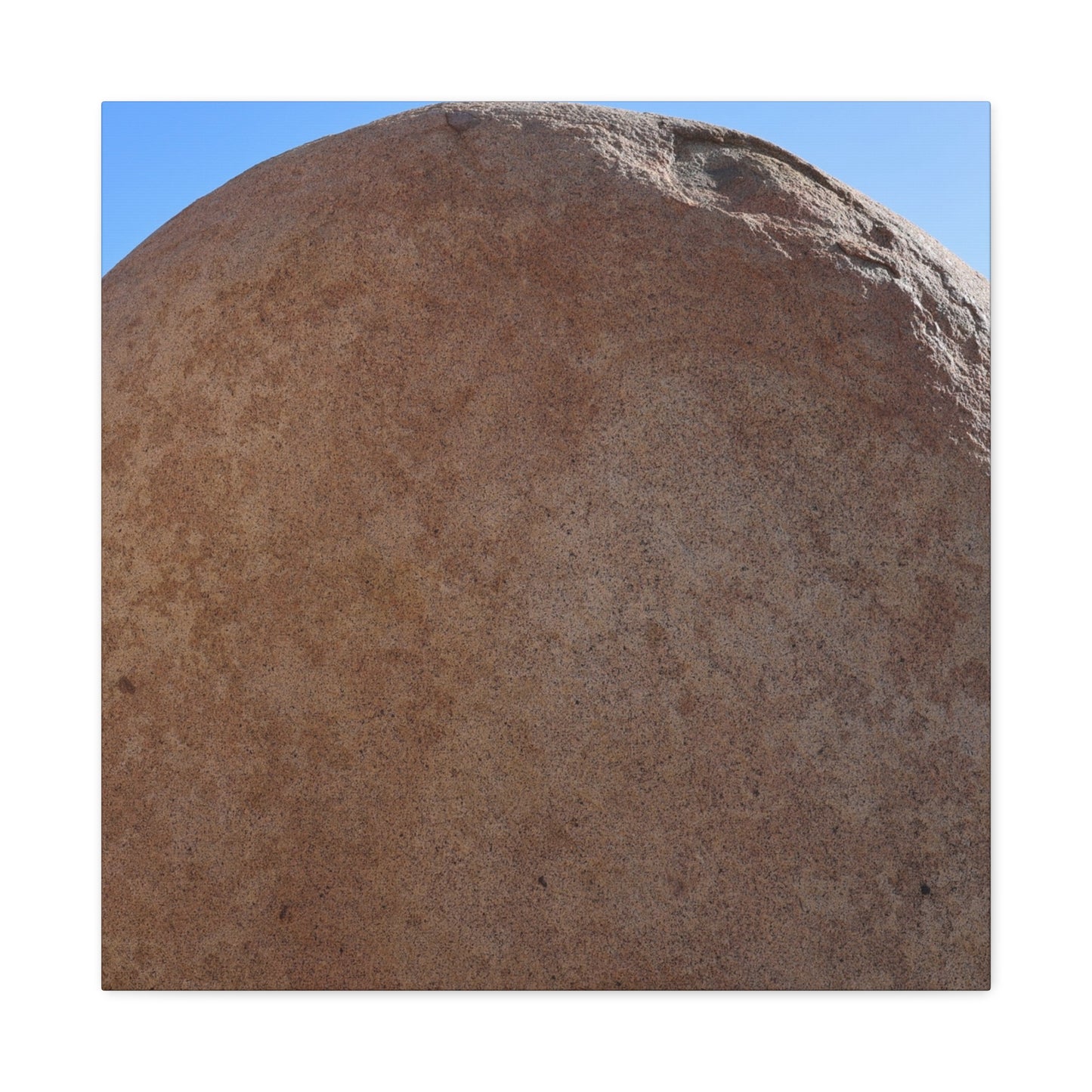 Stone Sphere of Silence - Unique Frameless Canvas Wall Art