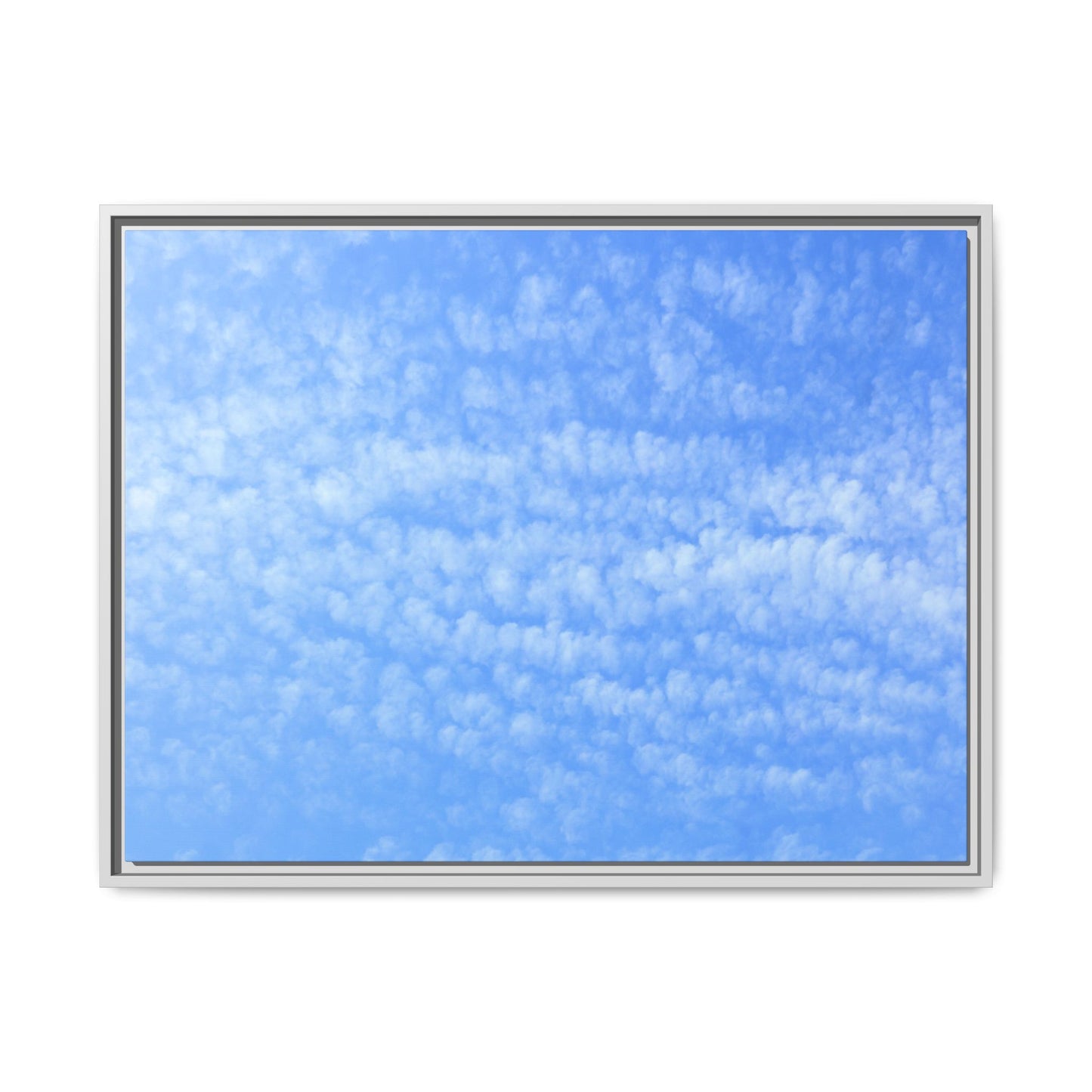 Wispy Blue Dreams - Unique Stretched Canvas Wall Art