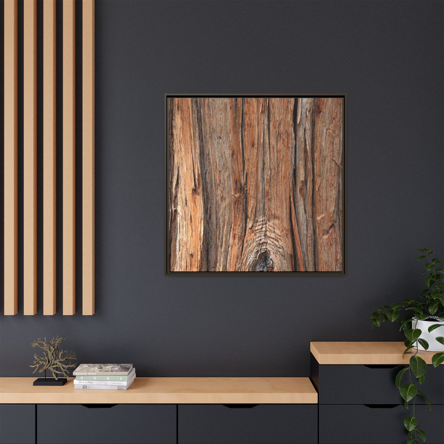 Echoes of Timber - Unique Stretched Canvas Wall Art