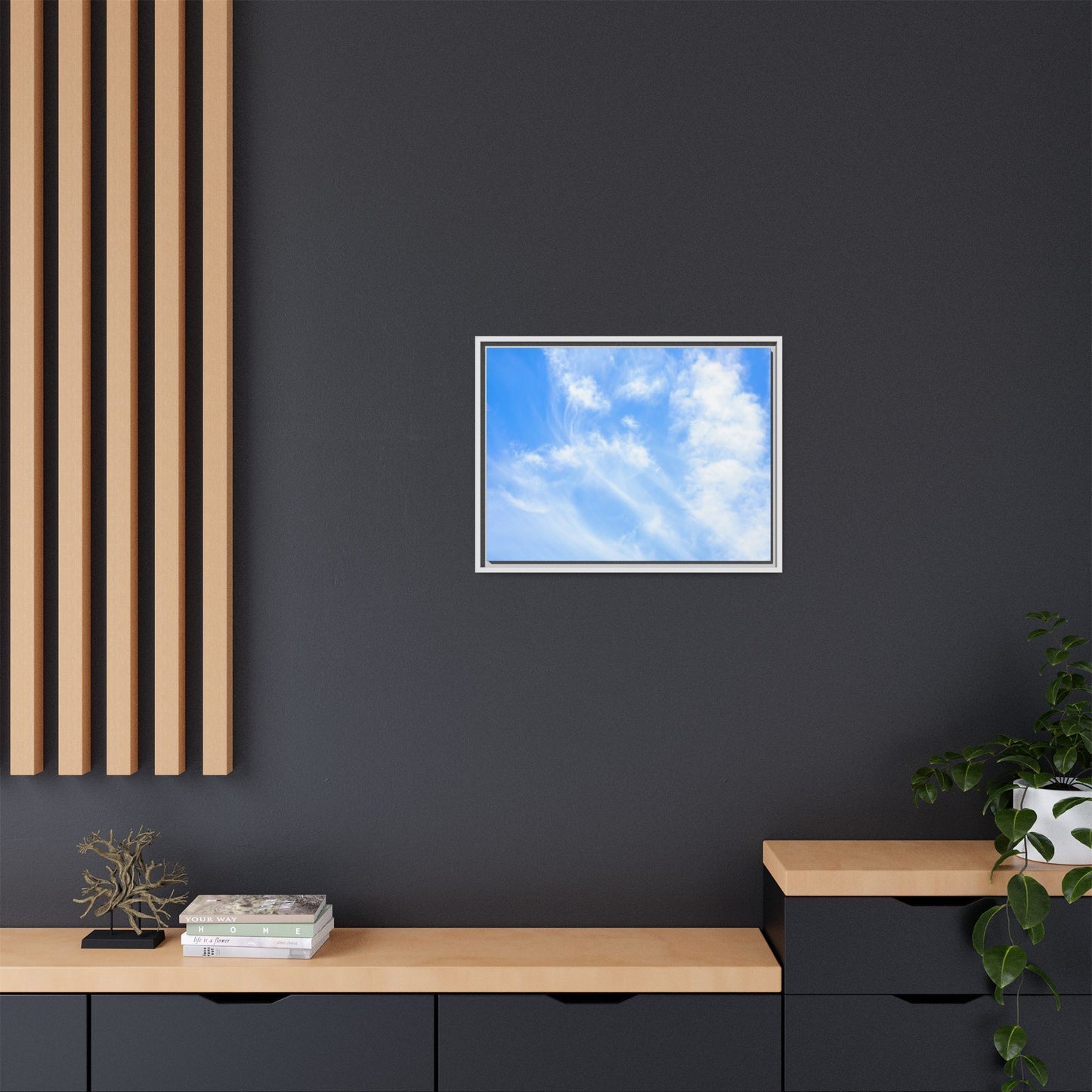 Azure Dreaming - Unique Stretched Canvas Wall Art