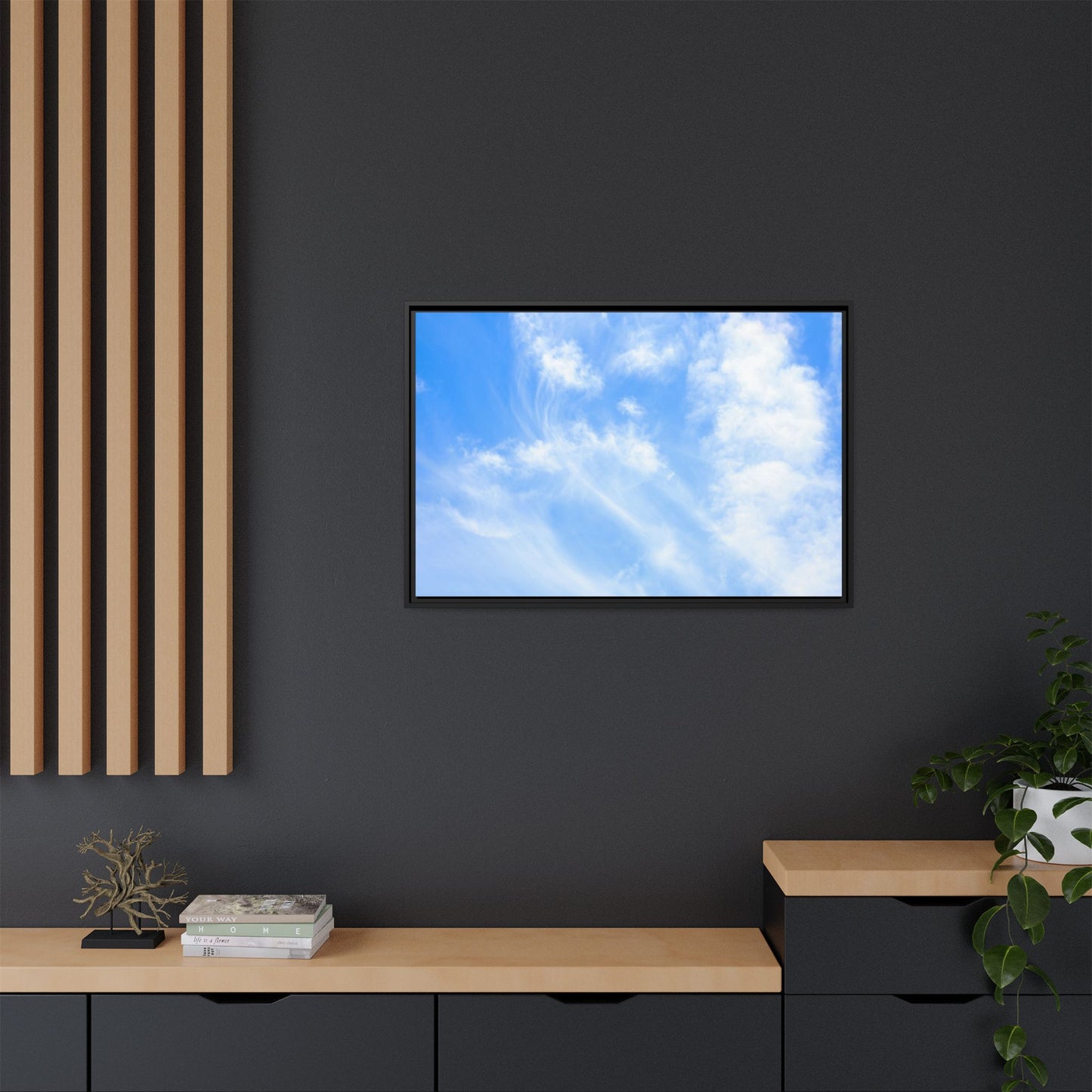 Azure Dreaming - Unique Stretched Canvas Wall Art