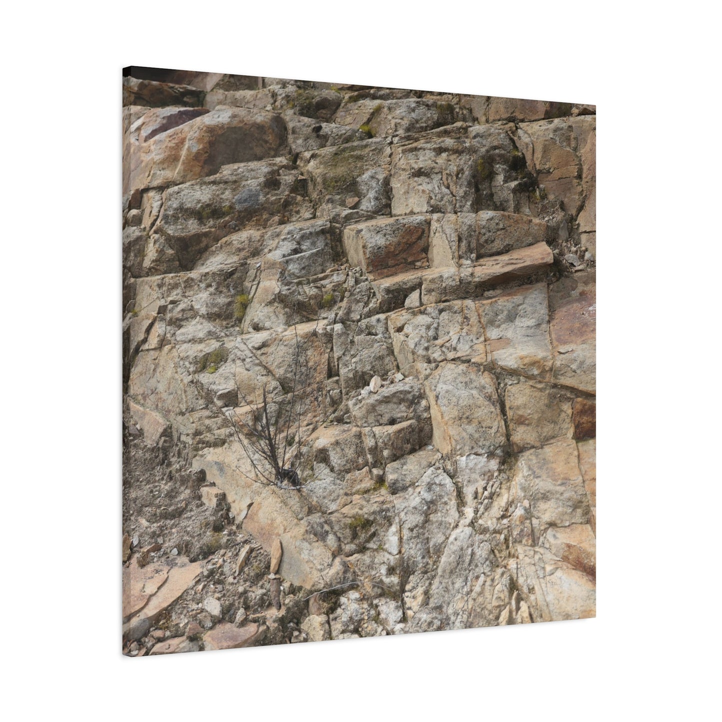 Broken Rock Canvas - Unique Frameless Canvas Wall Art