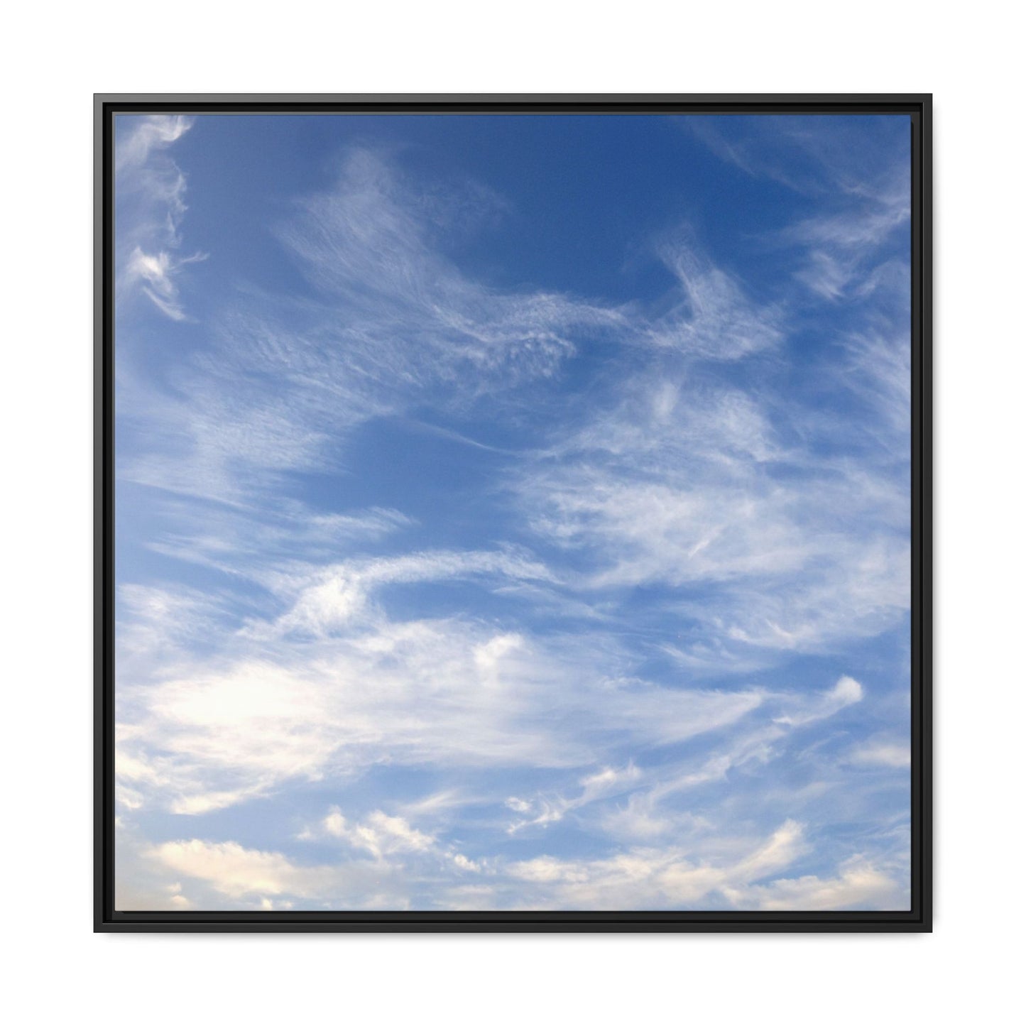 Ethereal Blue Tapestry - Unique Stretched Canvas Wall Art