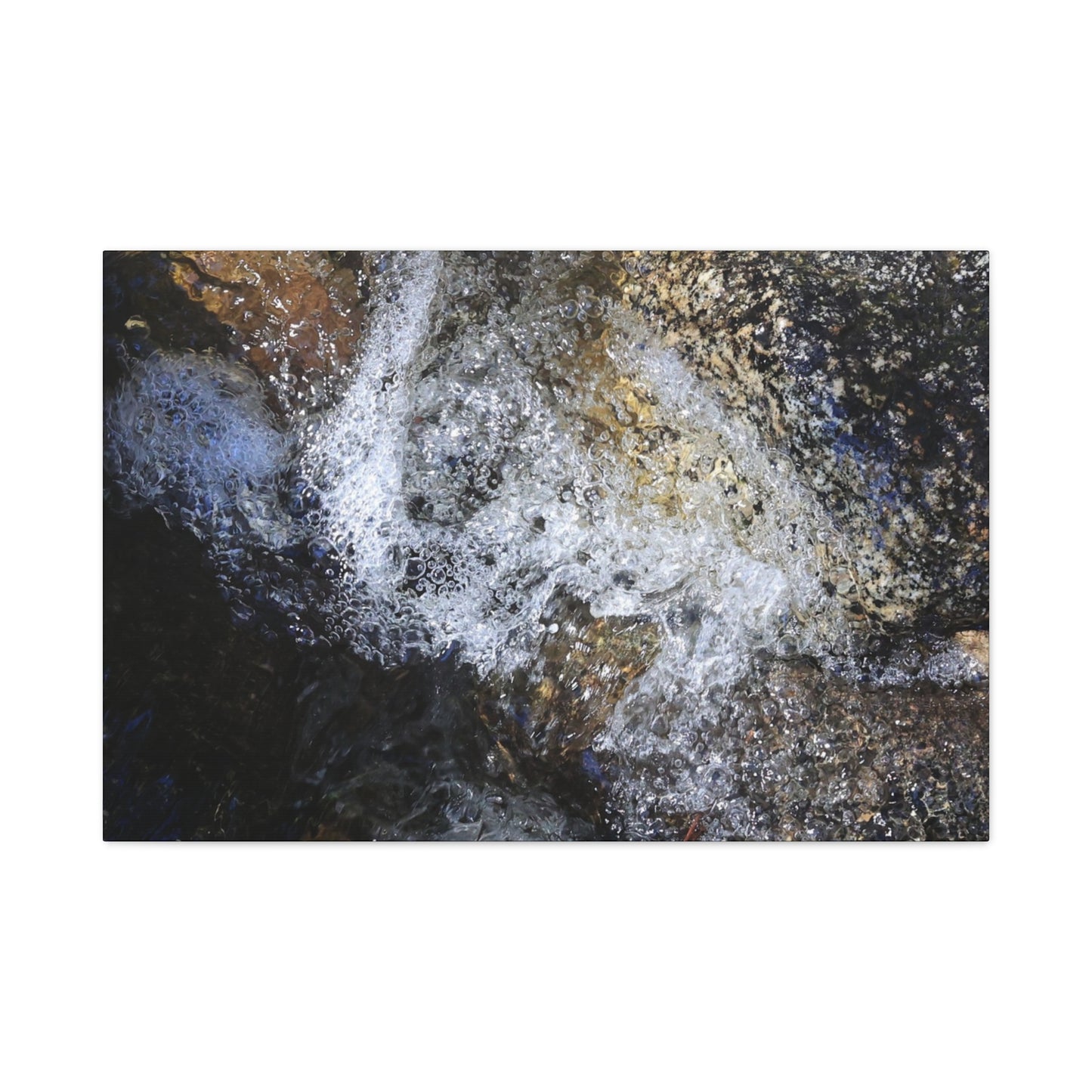 Liquid Stone - Unique Frameless Canvas Wall Art