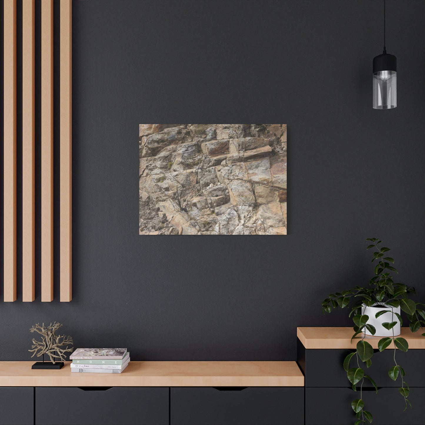 Broken Rock Canvas - Unique Frameless Canvas Wall Art
