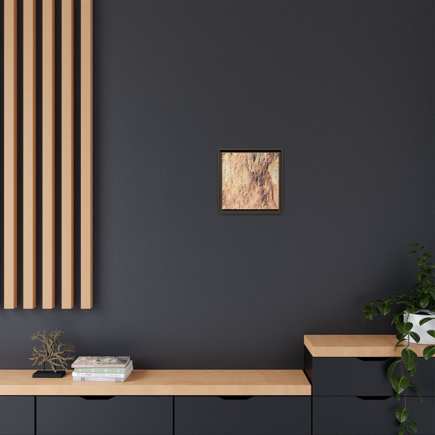 Fractal Stone - Unique Stretched Canvas Wall Art