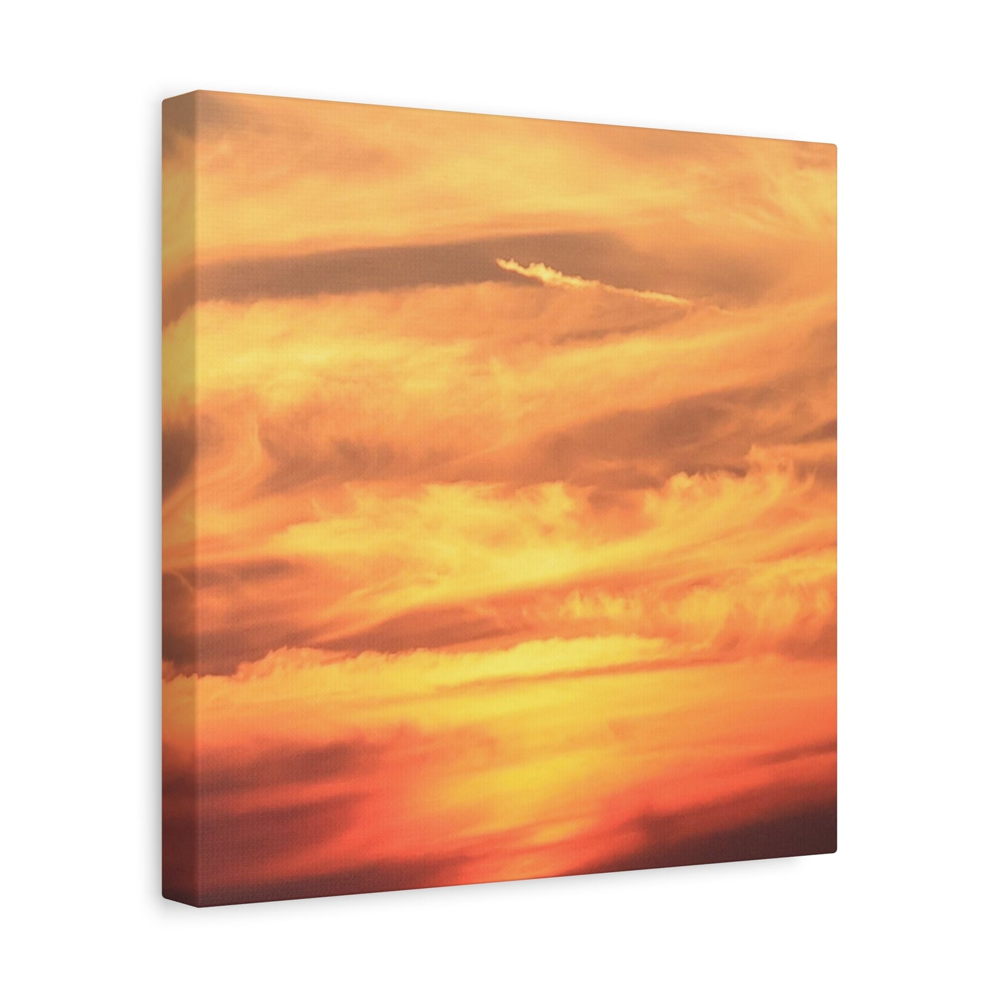 Golden Whispers - Unique Frameless Canvas Wall Art
