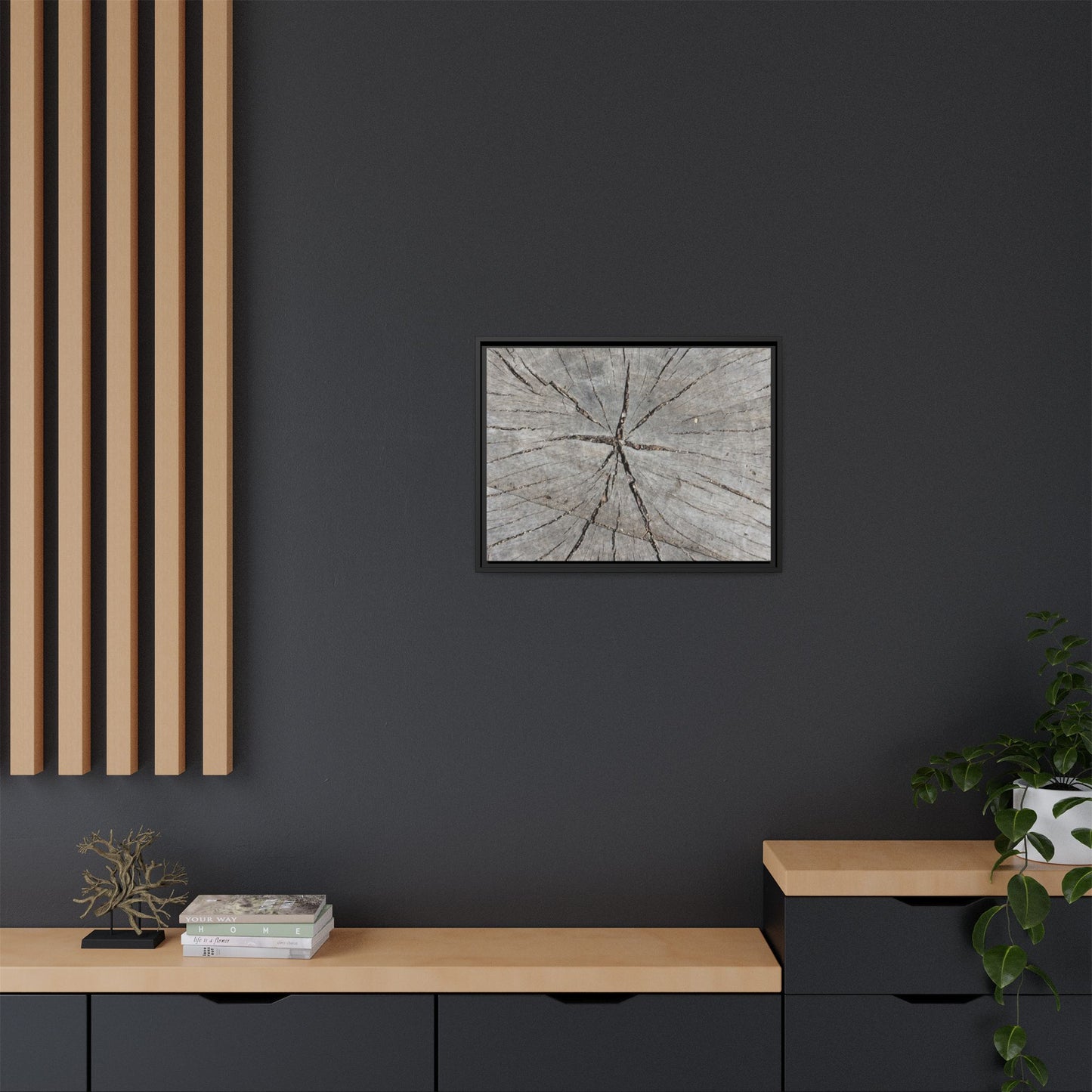 Fractured Memories - Unique Stretched Canvas Wall Art