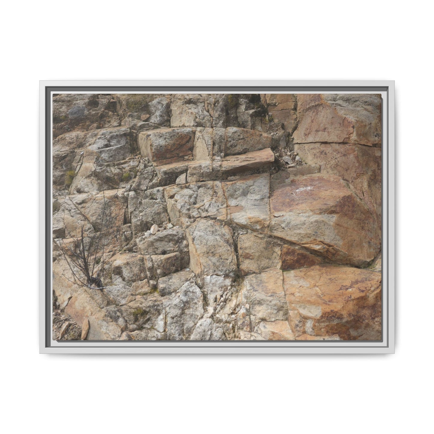 Sandstone Symphony - Unique Stretched Canvas Wall Art
