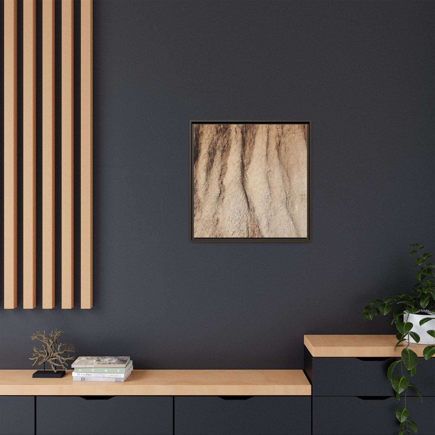 Eroded Canyon Walls - Unique Stretched Canvas Wall Art
