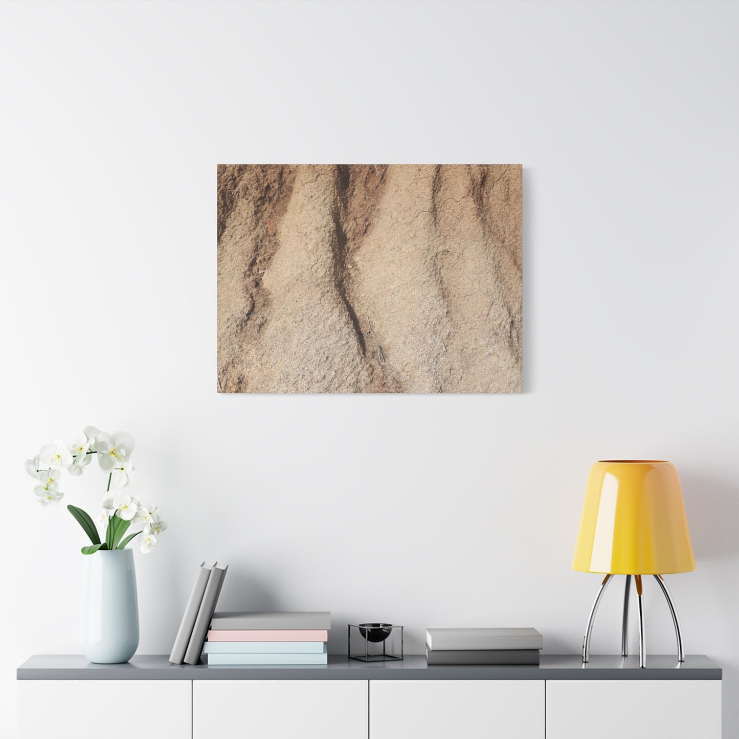 Weathered Earth - Unique Frameless Canvas Wall Art