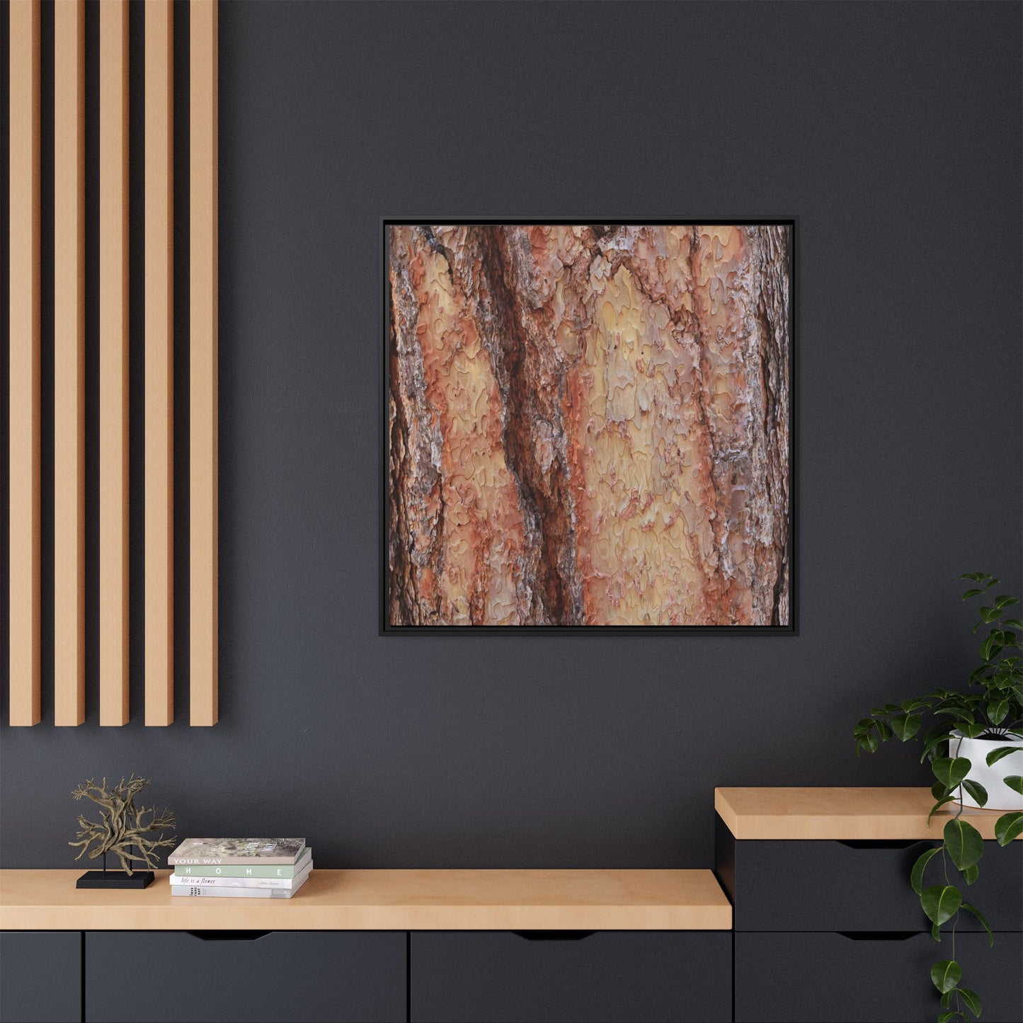 Rustic Rhythms - Unique Stretched Canvas Wall Art