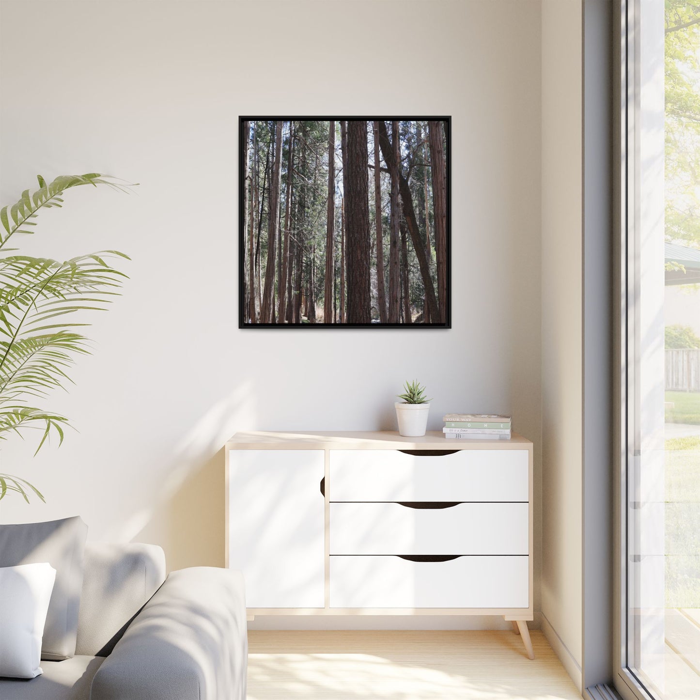Forest Cathedral - Unique Stretched Canvas Wall Art