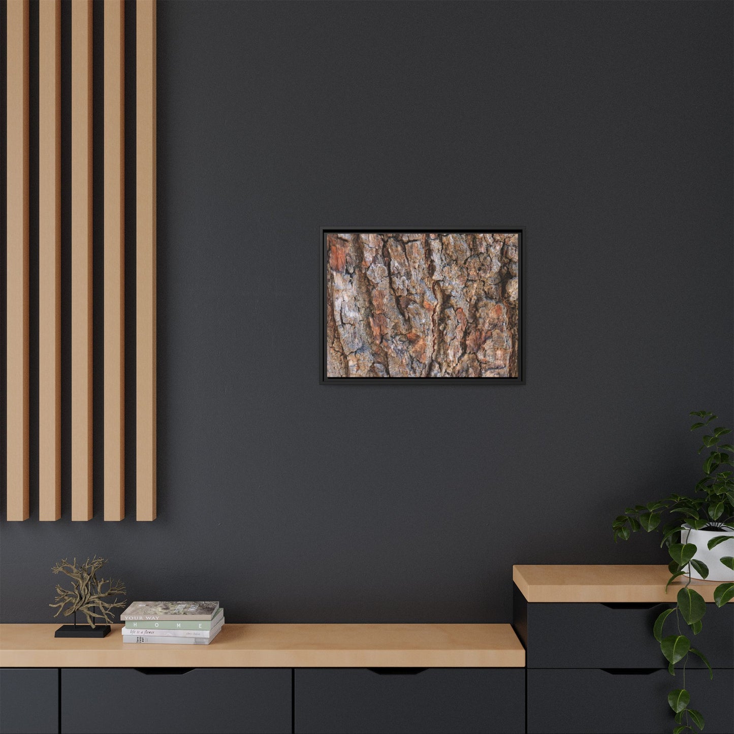 Tree's Timeworn Tale - Unique Stretched Canvas Wall Art