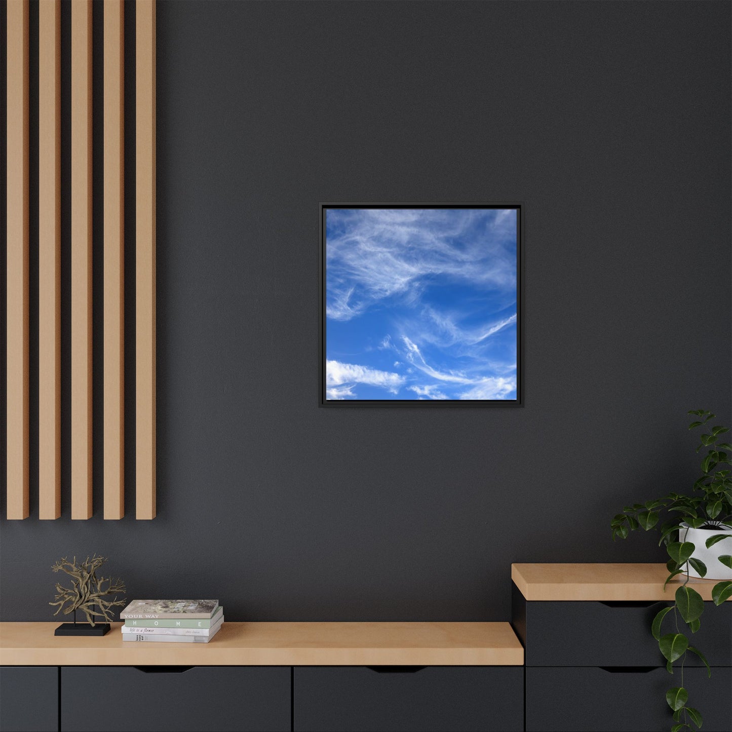Cloudscape Reverie - Unique Stretched Canvas Wall Art