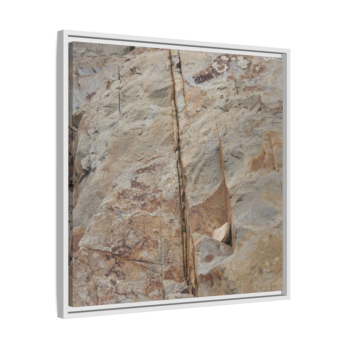 Sedimentary Symphony - Unique Stretched Canvas Wall Art